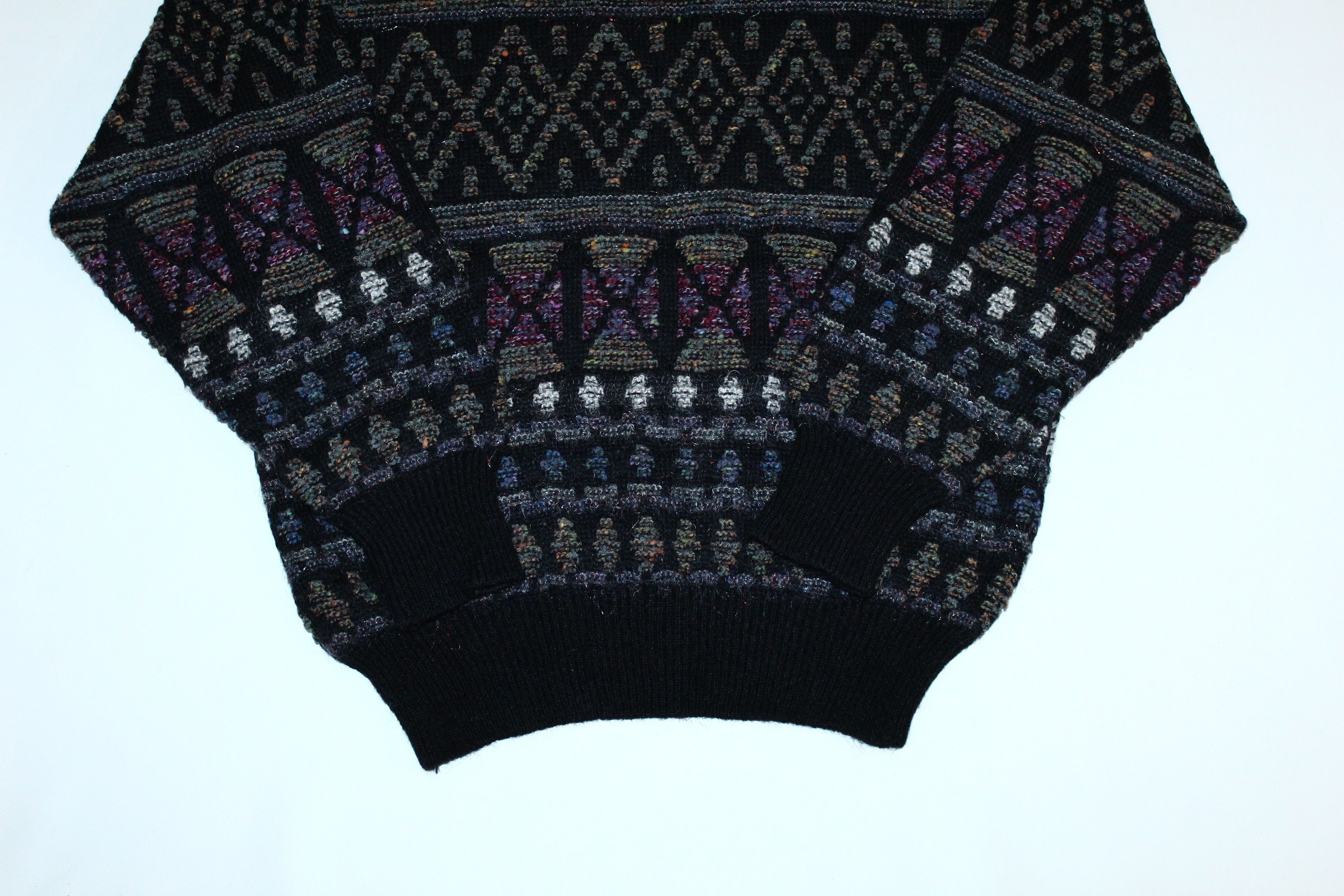 Missoni Antonio Rubino Baroque Mohair Blend Knit Crew Sweater Size US L / EU 52-54 / 3 - 4 Thumbnail