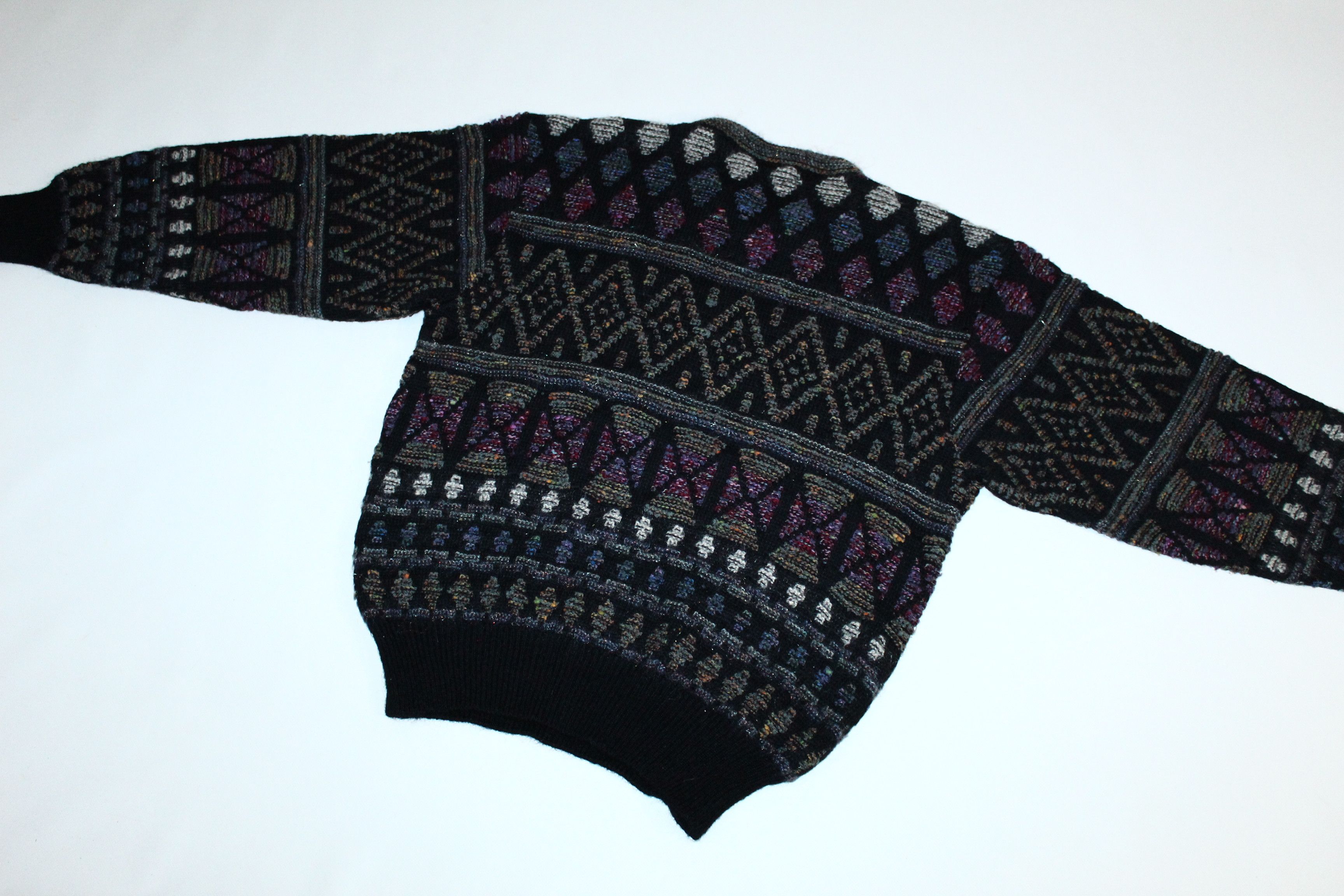 Missoni Antonio Rubino Baroque Mohair Blend Knit Crew Sweater Size US L / EU 52-54 / 3 - 7 Thumbnail