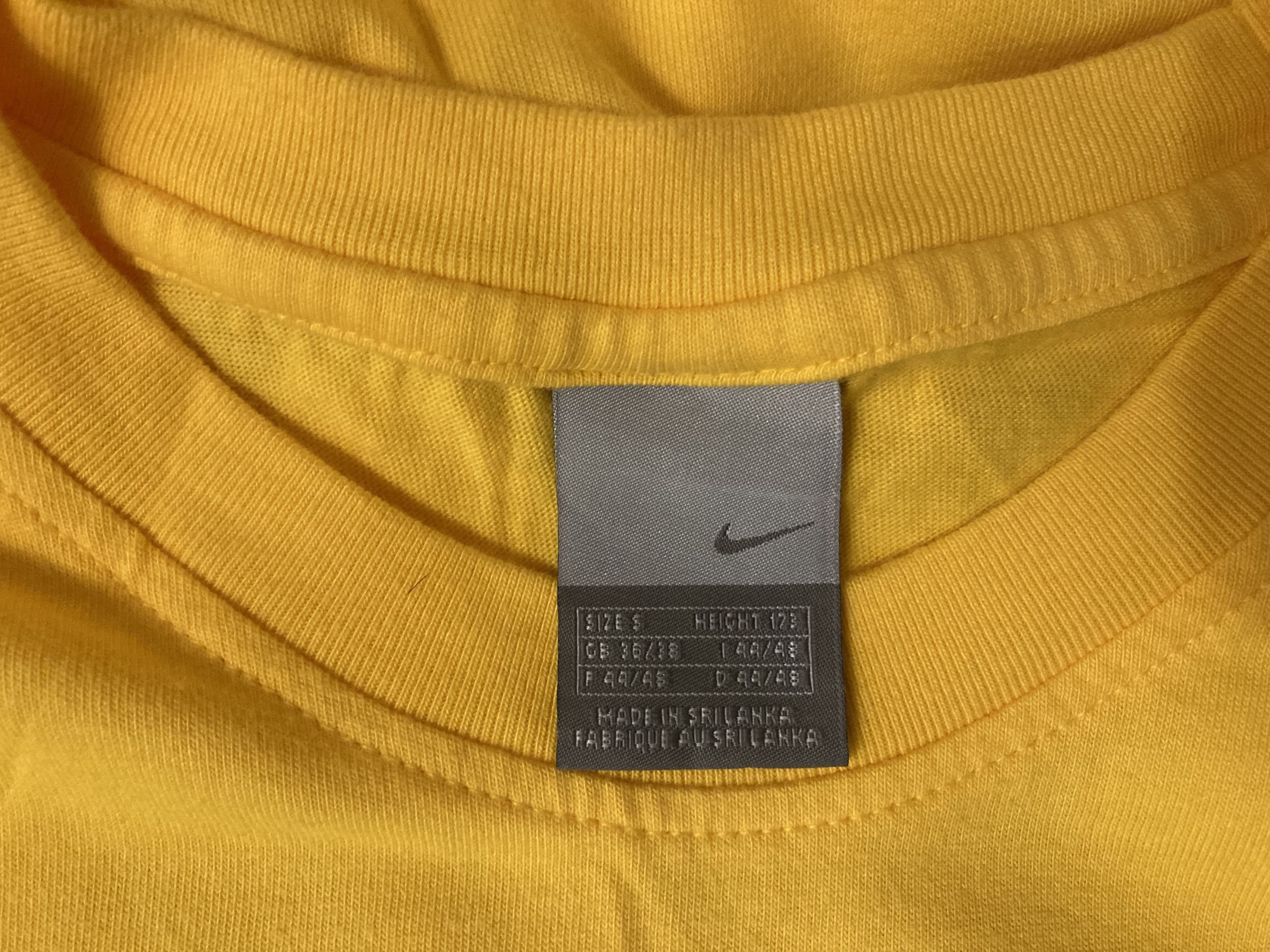 Nike × Vintage NIKE CENTRE SWOOSH RONALDINHO BRAZIL #10 STREETWEAR TEES Size US XS / EU 42 / 0 - 3 Thumbnail