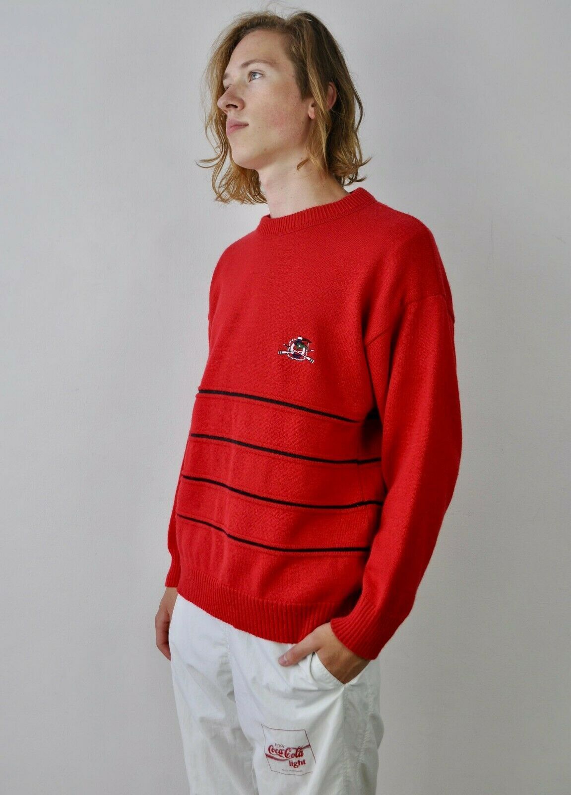 Vintage TOP KNIT FINLAND M Crew Neck Sweater Pullover Jumper Top Size US M / EU 48-50 / 2 - 1 Thumbnail