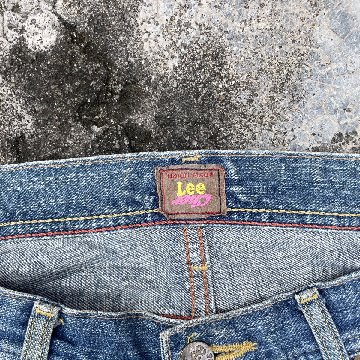 Lee Vintage Lee Union Made Distressed Denim Jeans Size 30" / US 8 / IT 44 - 5 Thumbnail
