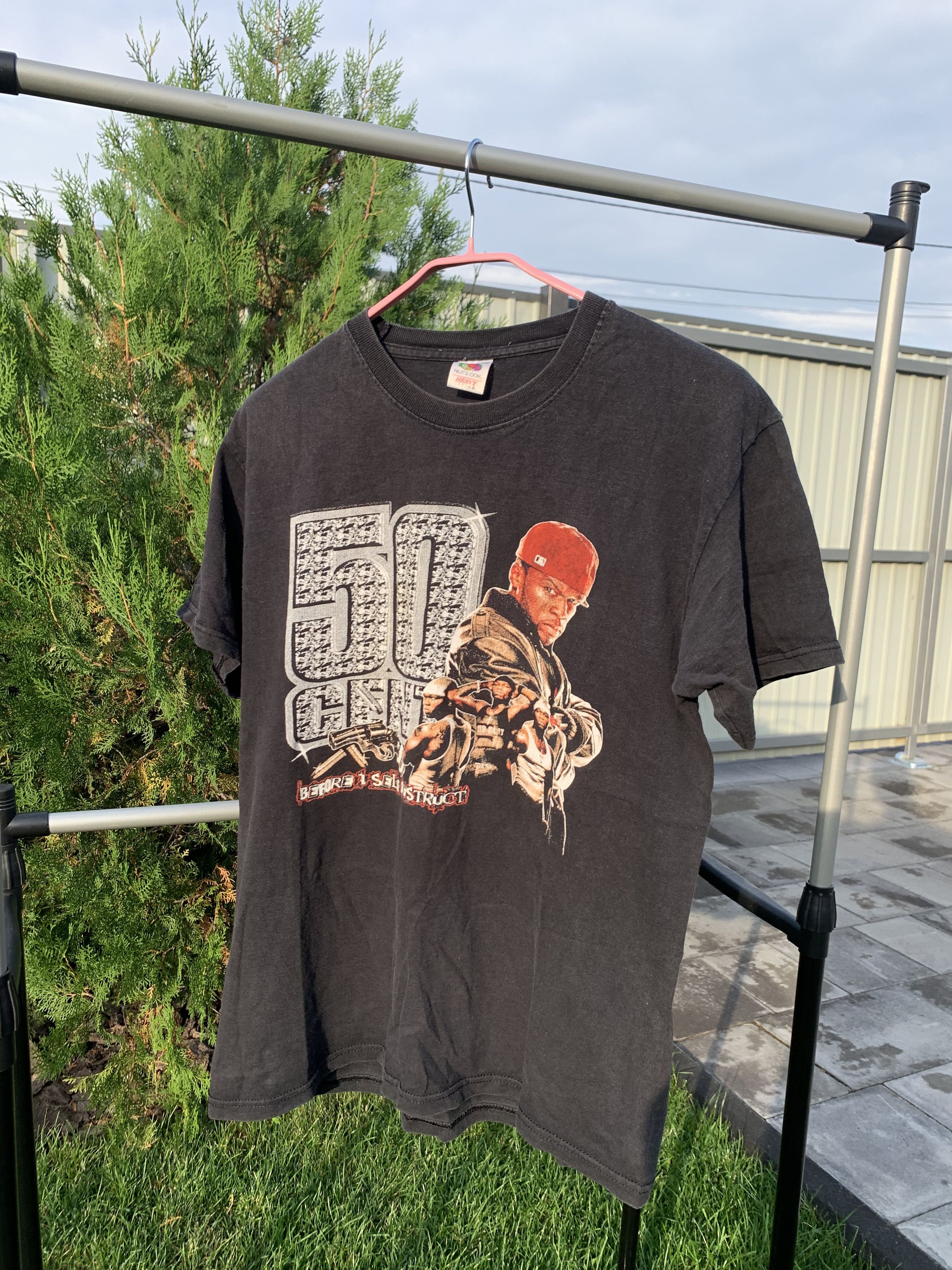 Band Tees Vintage 50 cent t-shirt tour Size US L / EU 52-54 / 3 - 1 Thumbnail