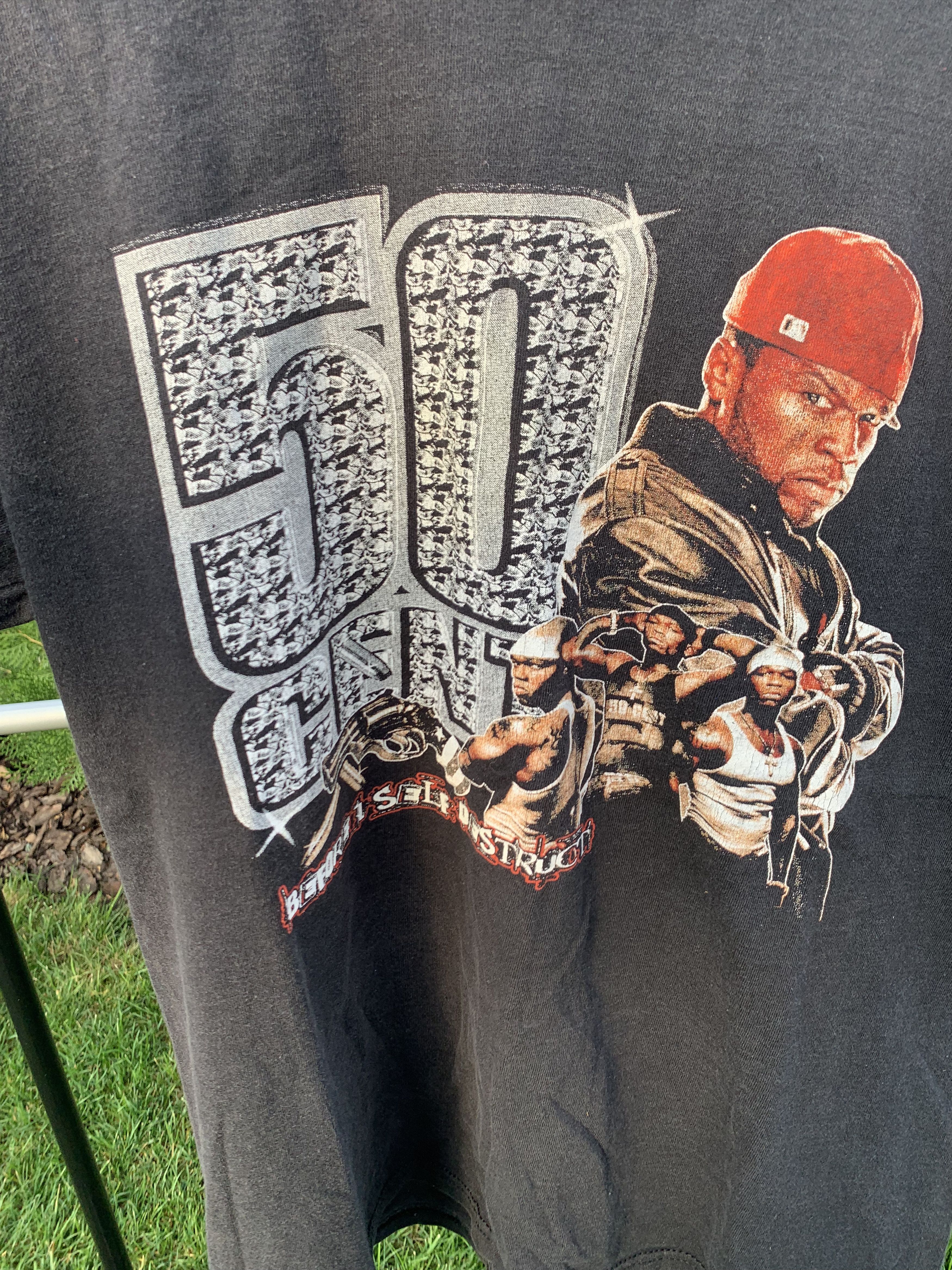 Band Tees Vintage 50 cent t-shirt tour Size US L / EU 52-54 / 3 - 12 Thumbnail