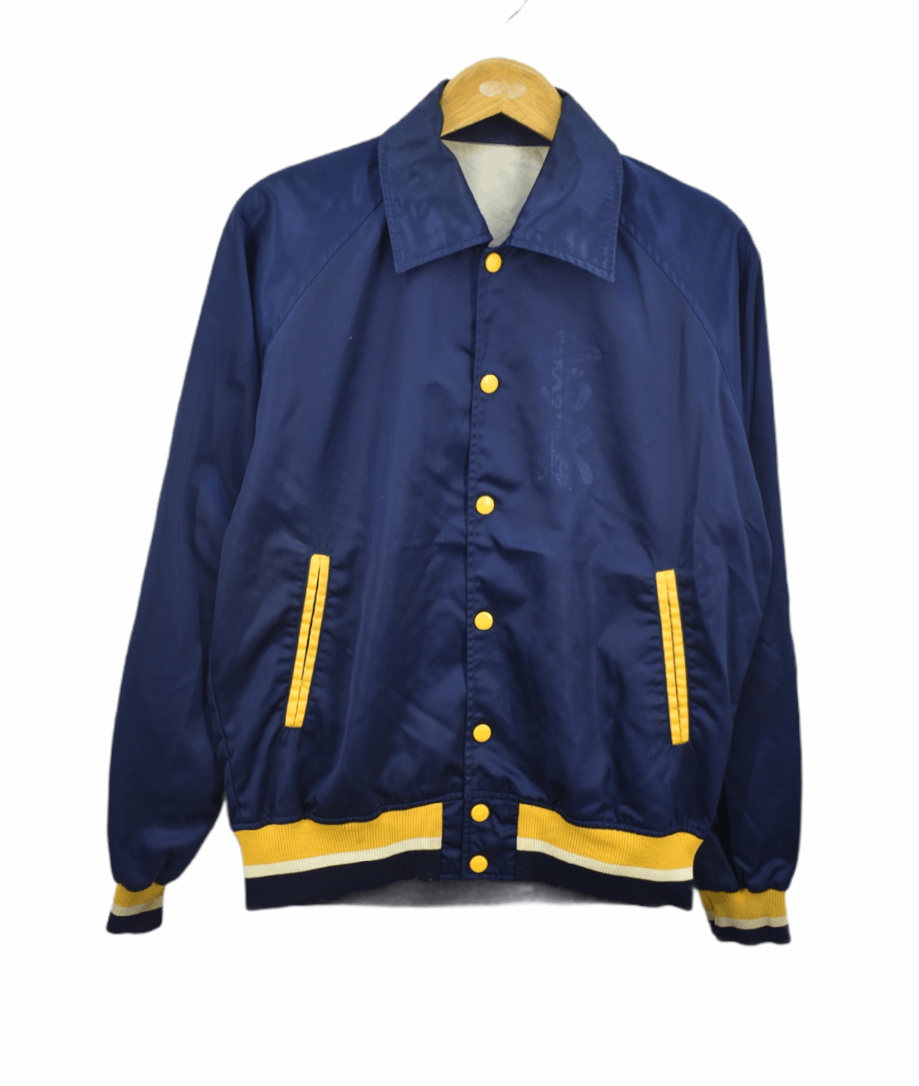 Vintage VINTAGE 80'S BASEBALL VARSITY JACKET Size US M / EU 48-50 / 2 - 1 Thumbnail