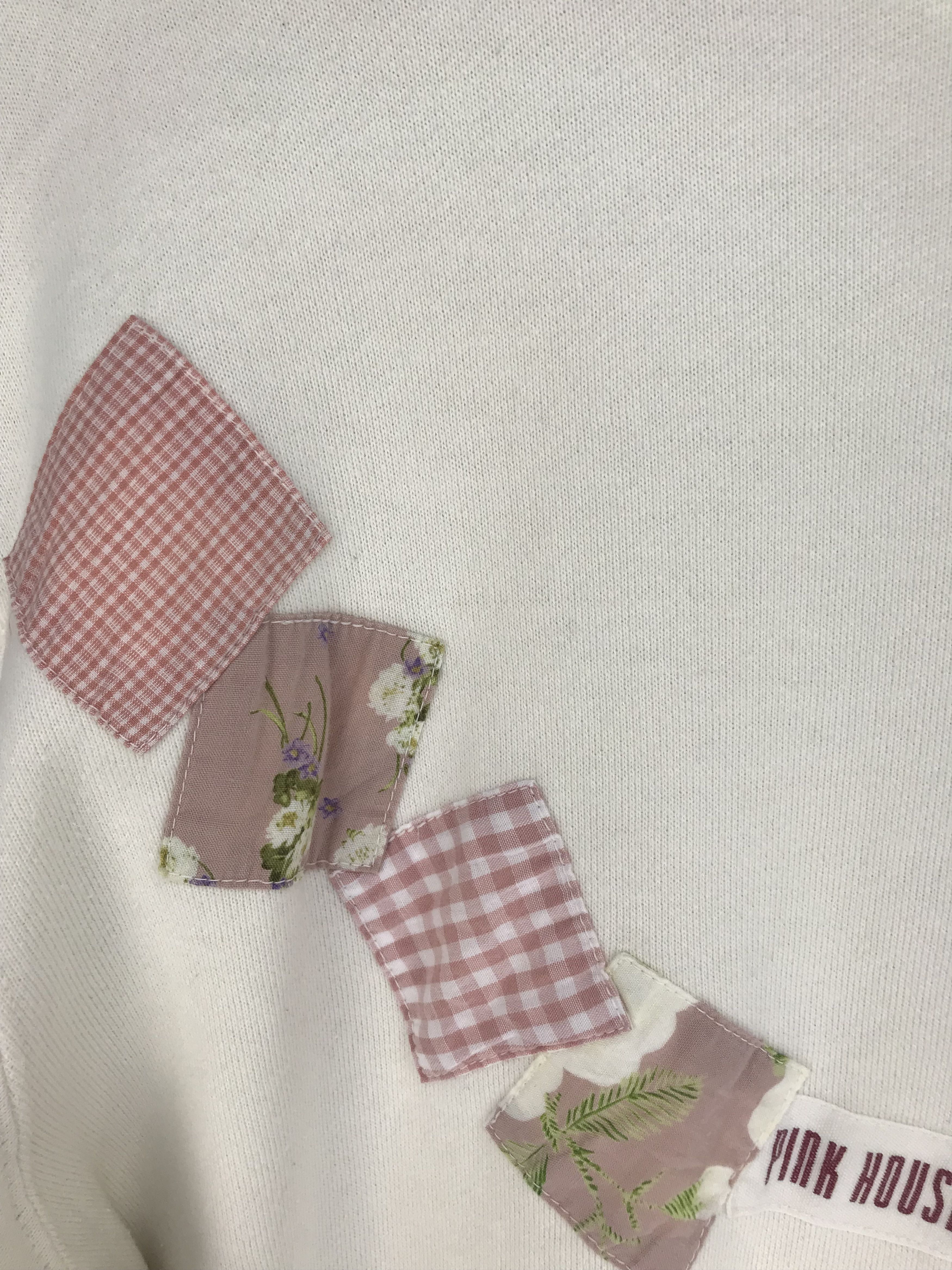 Karl Helmut Vintage 90s PINK HOUSE Patches Pullover Sweatshirt Size US M / EU 48-50 / 2 - 7 Thumbnail