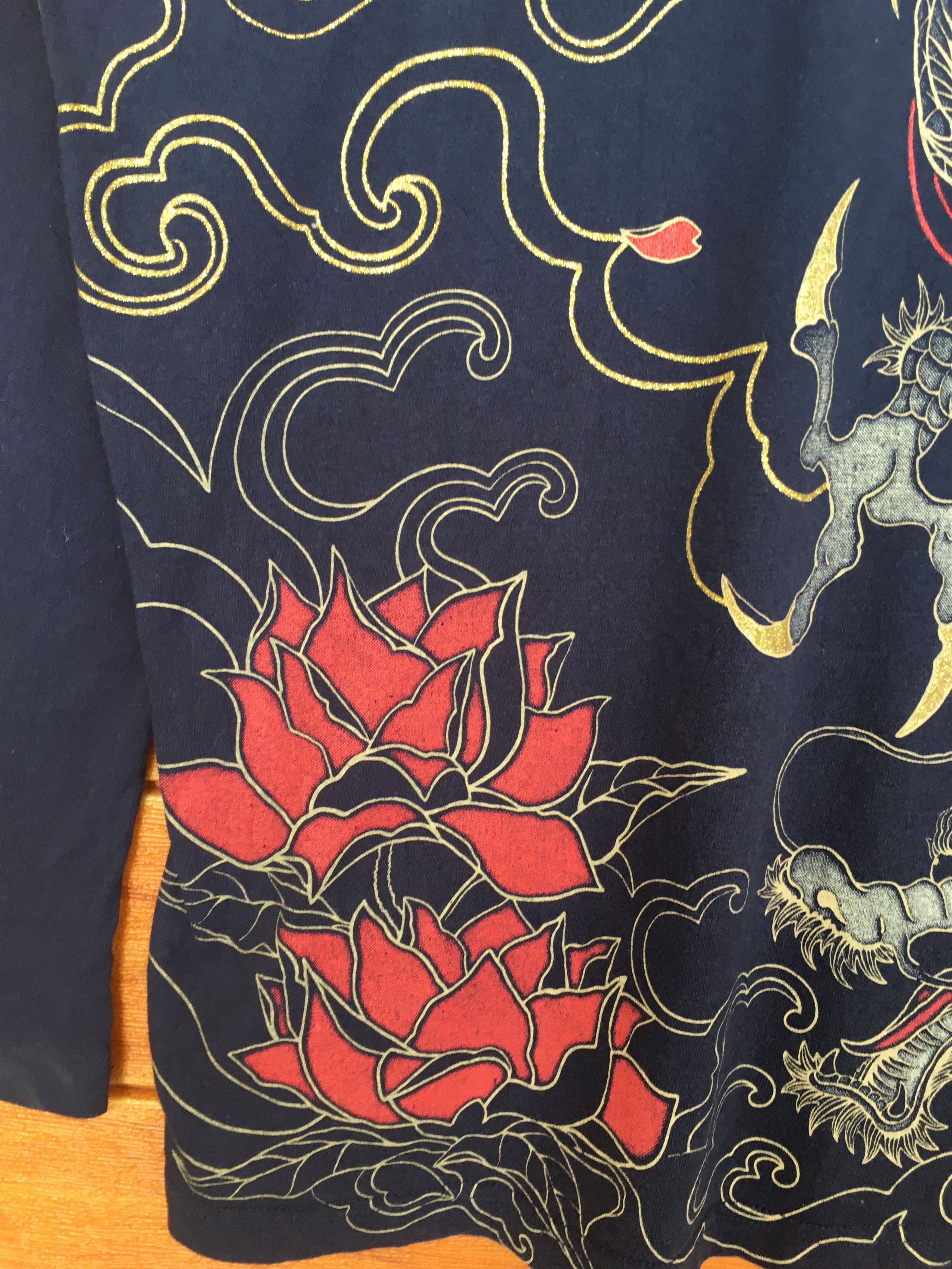 Karakuri Tamashii Vintage Space Opera Dragon Sukajan T-Shirt Size US XL / EU 56 / 4 - 8 Thumbnail