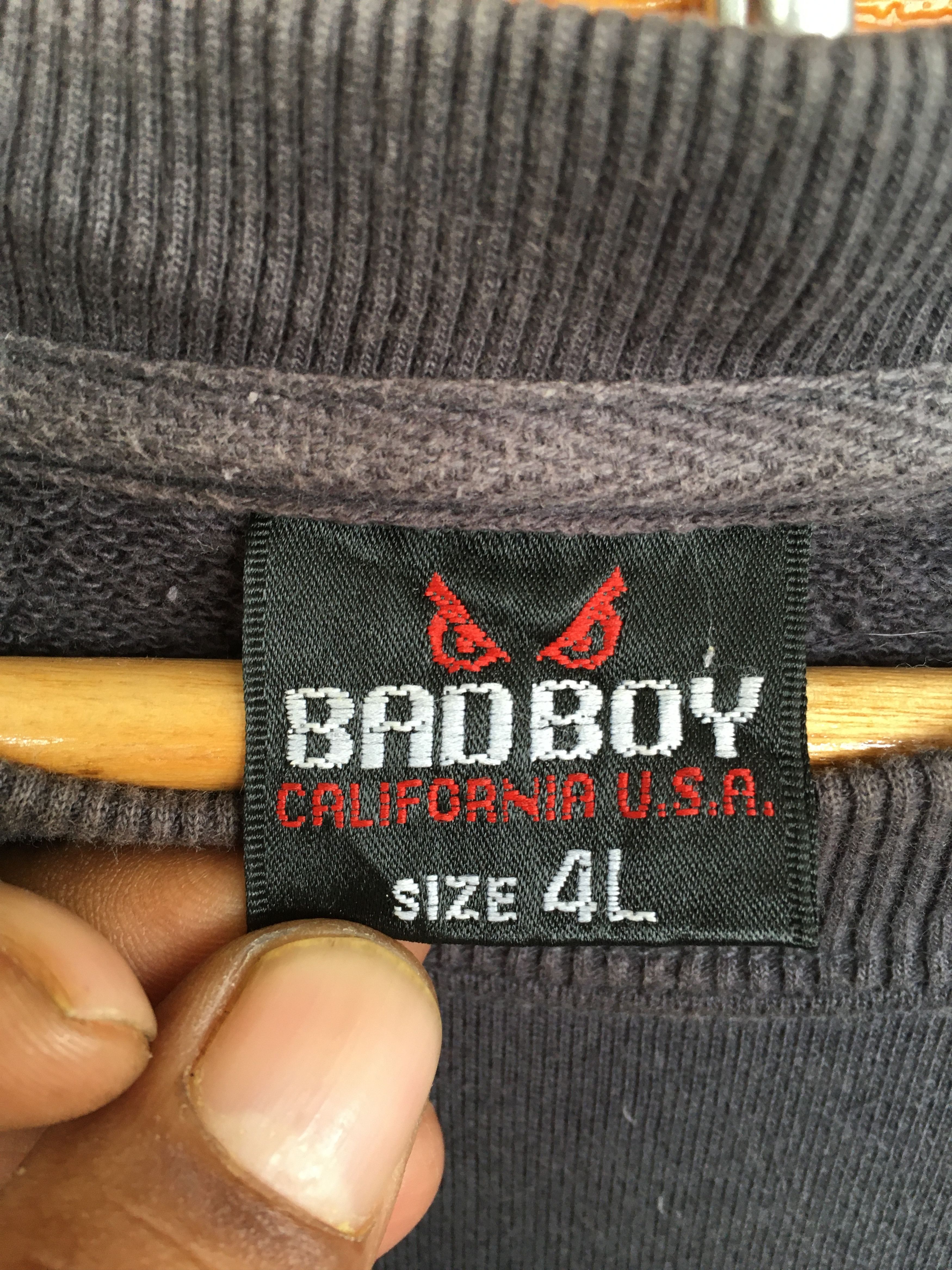 Tribal Streetwear Vintage BADBOY California Usa Sweatshirt Size US XL / EU 56 / 4 - 5 Thumbnail