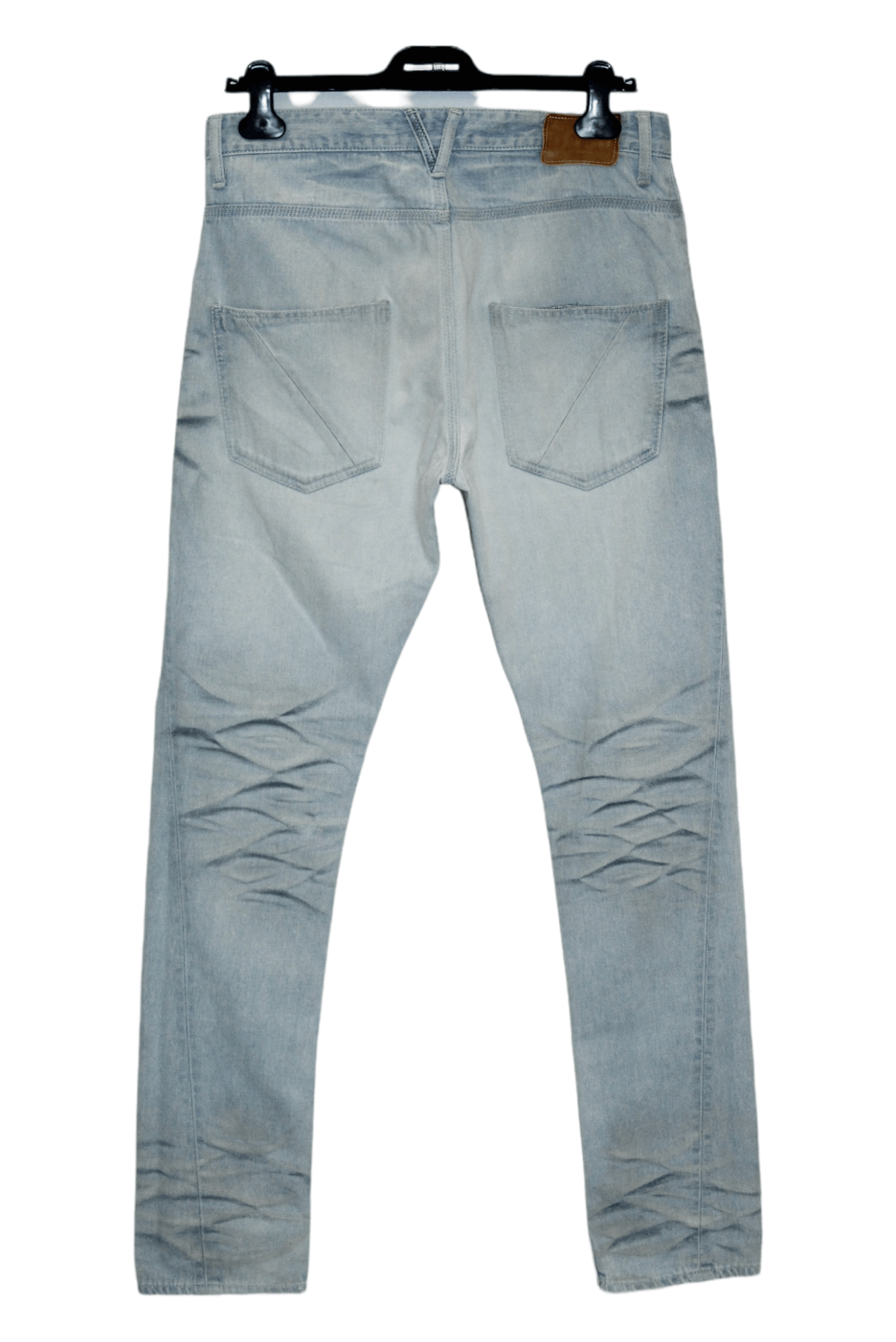 Vanquish Y2K💥 Vanquish Acid Wash Light Blue Denim Jeans Size US 32 / EU 48 - 2 Thumbnail