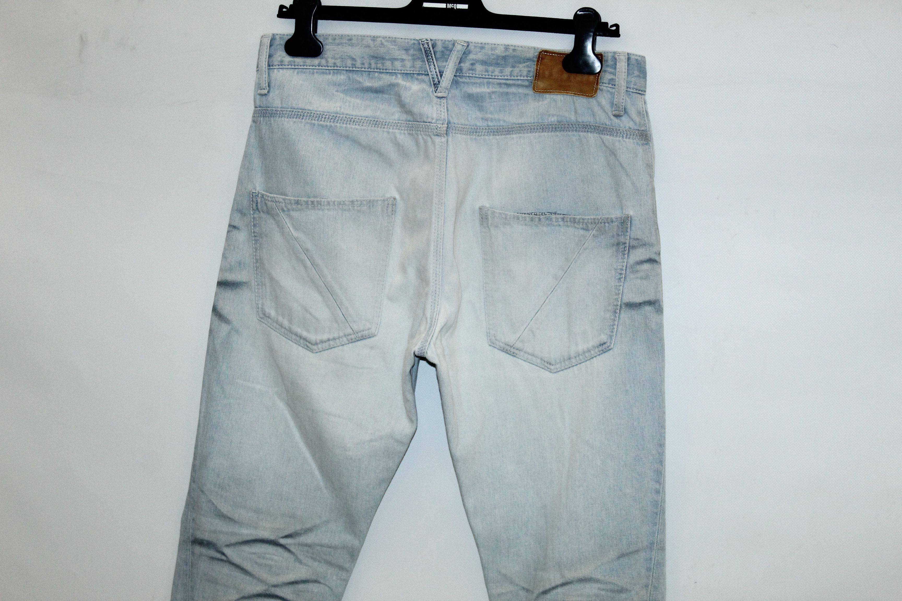 Vanquish Y2K💥 Vanquish Acid Wash Light Blue Denim Jeans Size US 32 / EU 48 - 8 Thumbnail