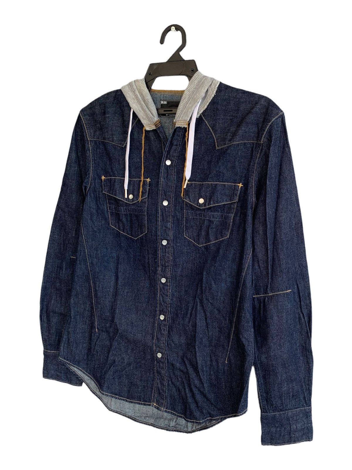 Number (N)ine NUMBER (N)INE MENS JEANS HOODIE JACKET Size US M / EU 48-50 / 2 - 4 Thumbnail