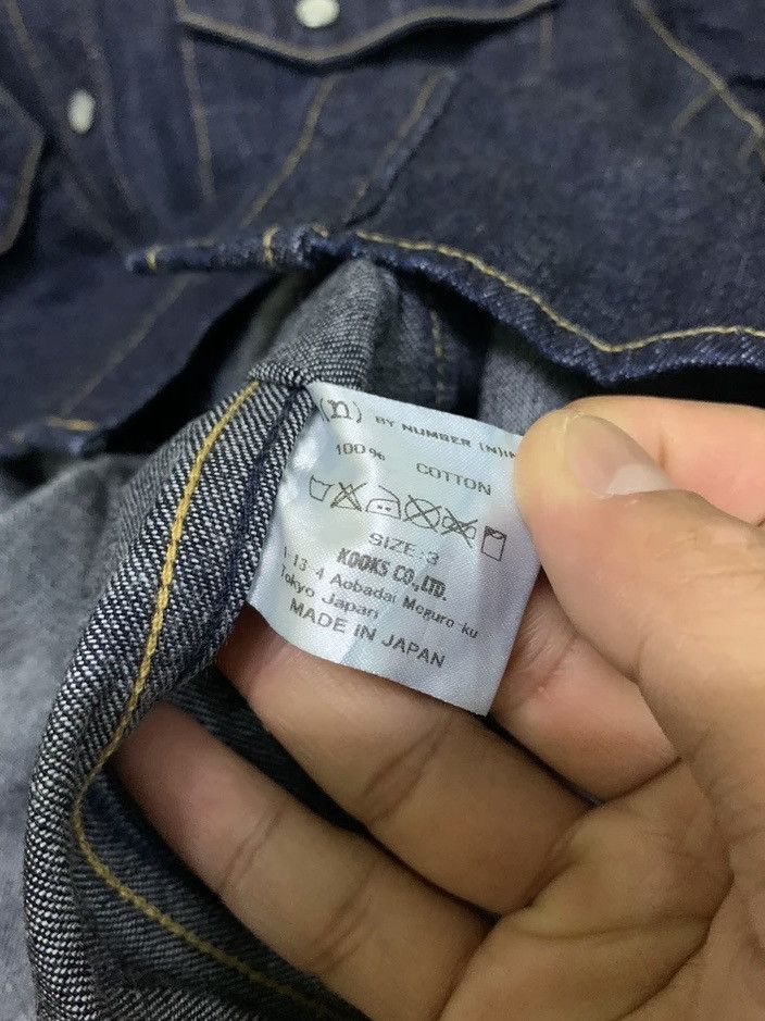 Number (N)ine NUMBER (N)INE MENS JEANS HOODIE JACKET Size US M / EU 48-50 / 2 - 12 Thumbnail