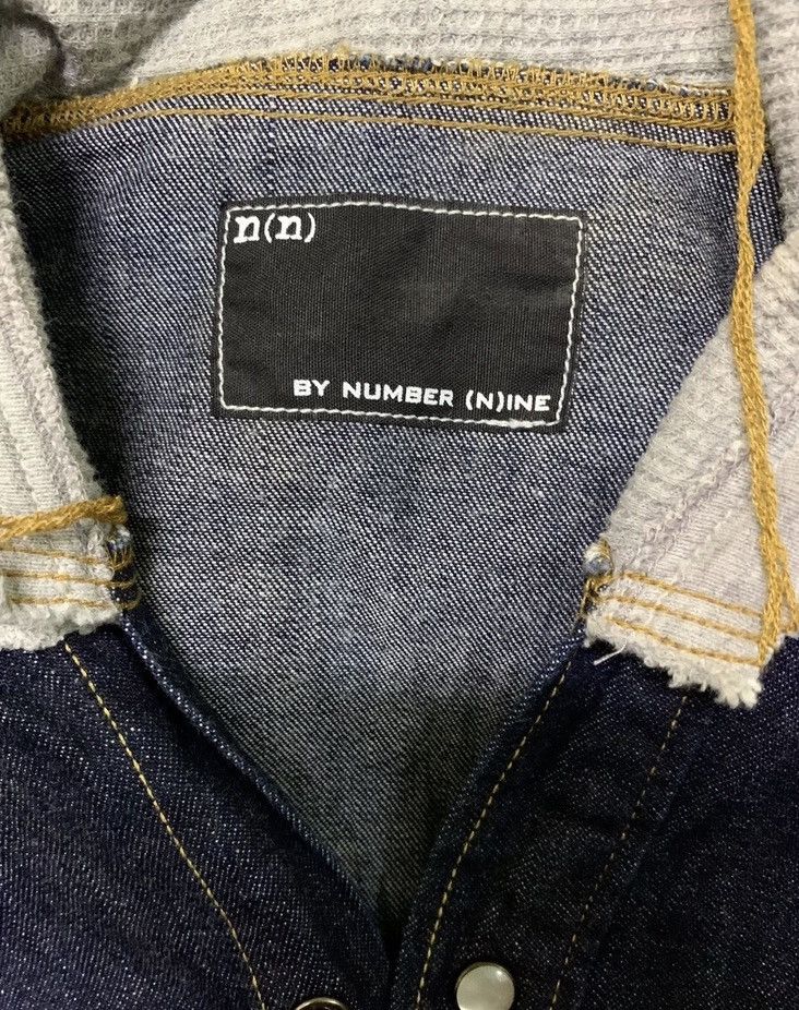 Number (N)ine NUMBER (N)INE MENS JEANS HOODIE JACKET Size US M / EU 48-50 / 2 - 10 Thumbnail