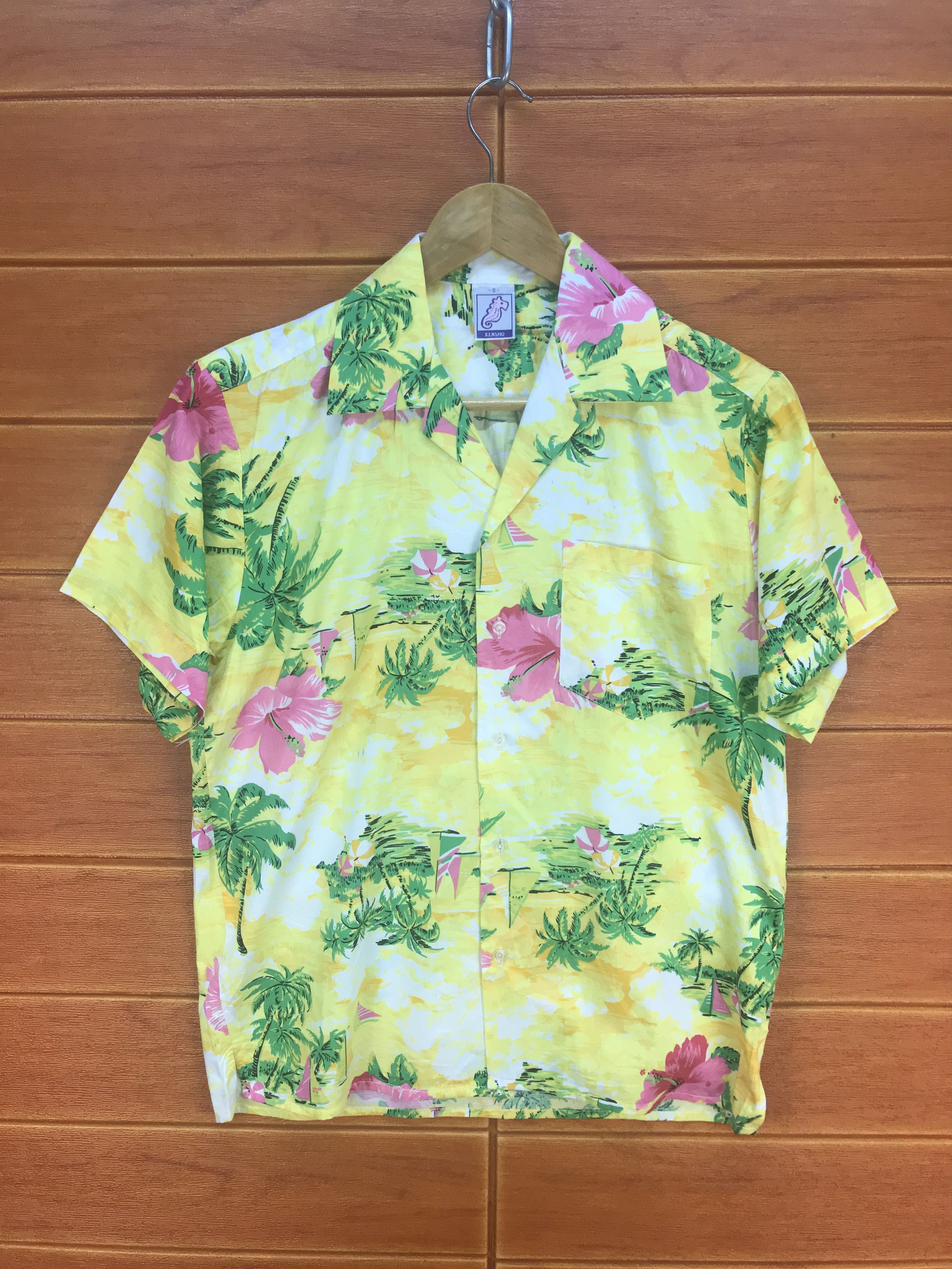 Hysteric Glamour Japan Hawaiian Kensho Abe Scenic View Aloha Shirt Size US S / EU 44-46 / 1 - 1 Thumbnail