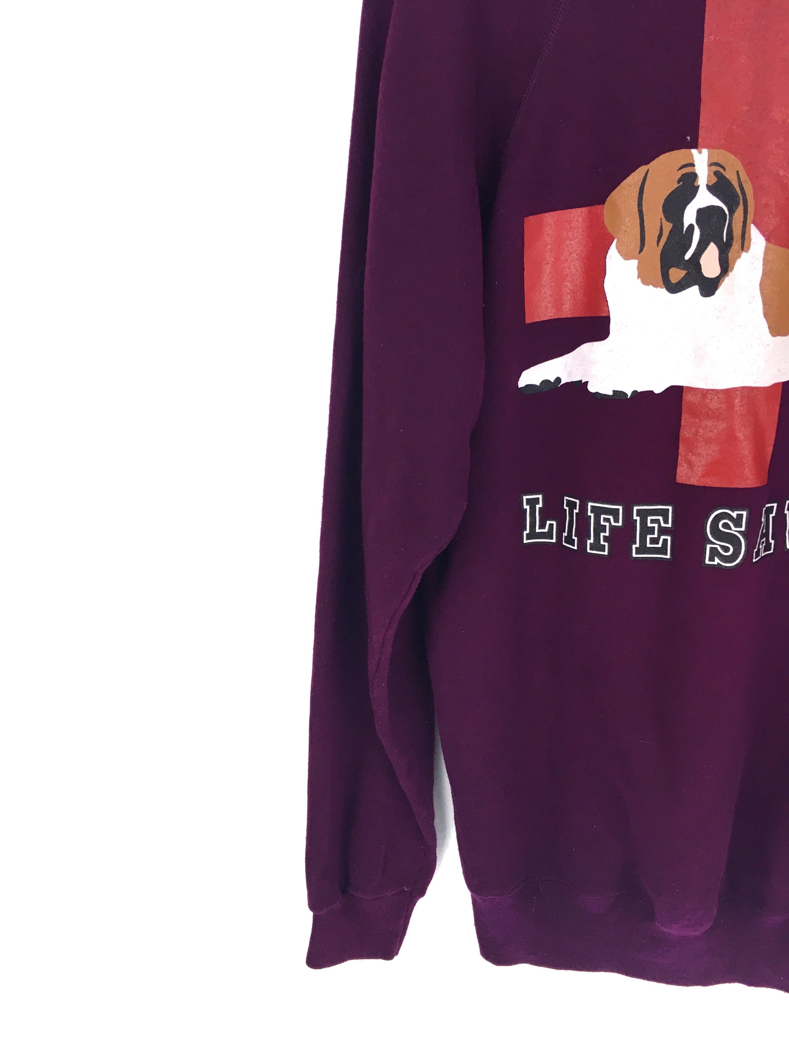 Vintage Vintage 90s LIFE SAVER Crewneck Sweatshirt Size US L / EU 52-54 / 3 - 4 Thumbnail