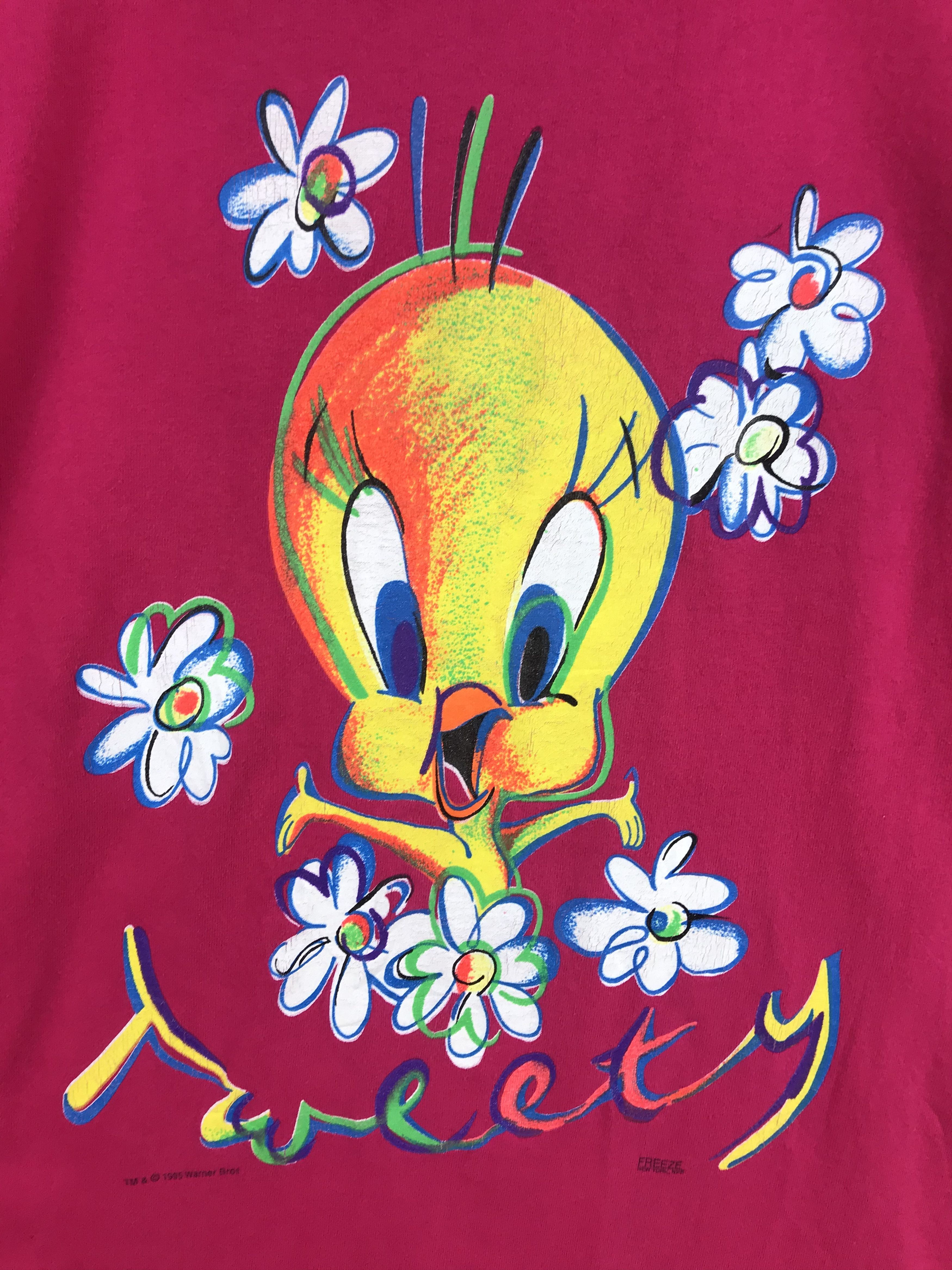 Cartoon Network Vintage 90s TWEETY Looney Tunes Shirt Size US L / EU 52-54 / 3 - 2 Thumbnail
