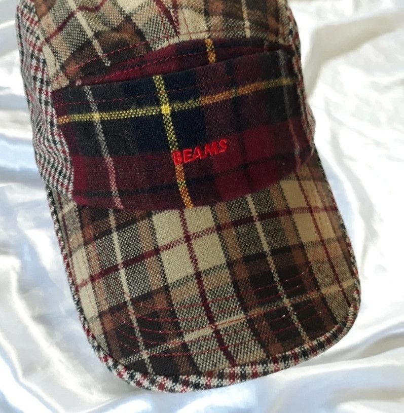 Beams Plus BEAMS Checkered Japanese Brand 5 panel Cap Size ONE SIZE - 10 Thumbnail