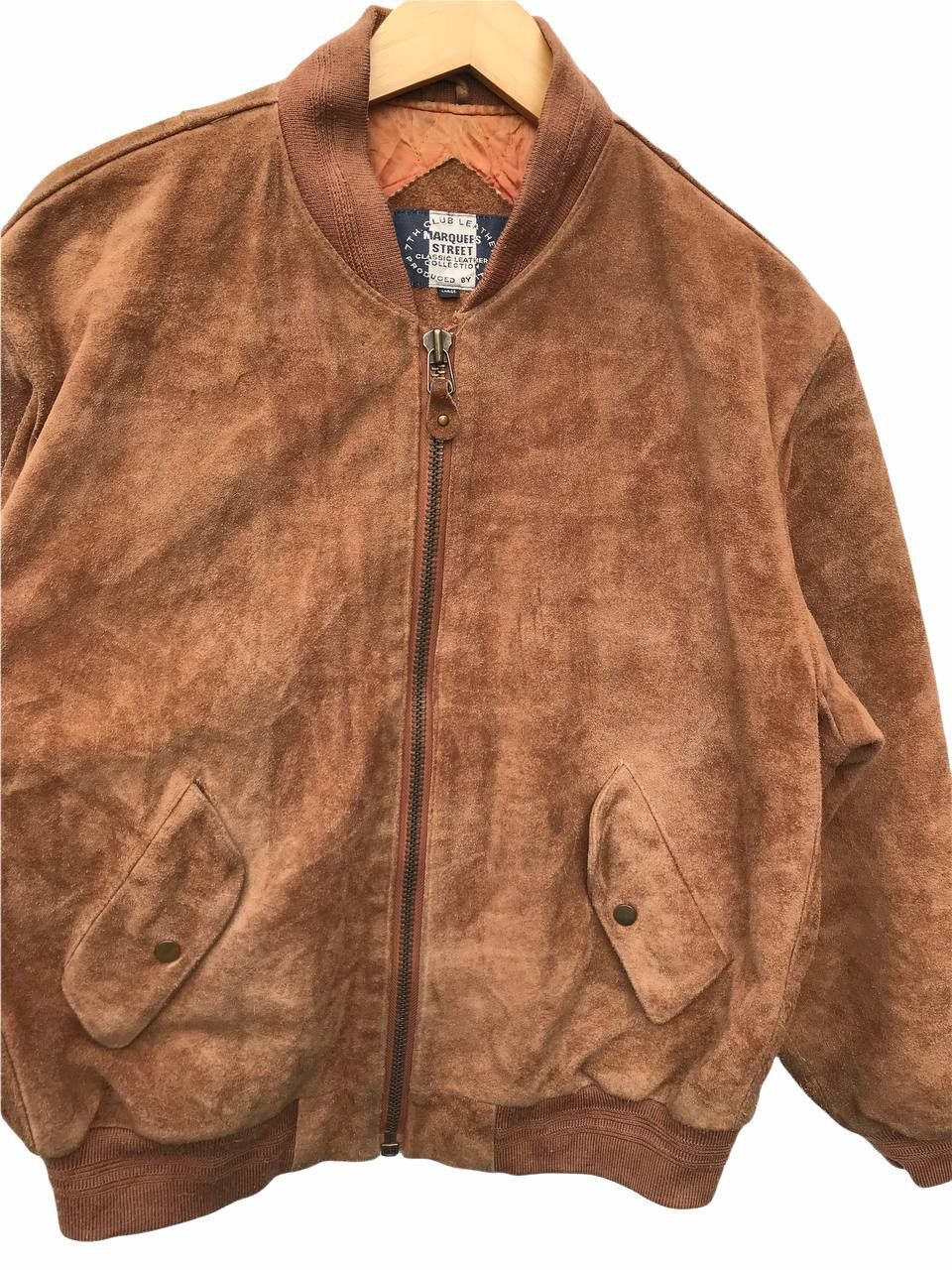Other Marquees Street Suede Leather Jacket Size US L / EU 52-54 / 3 - 4 Thumbnail