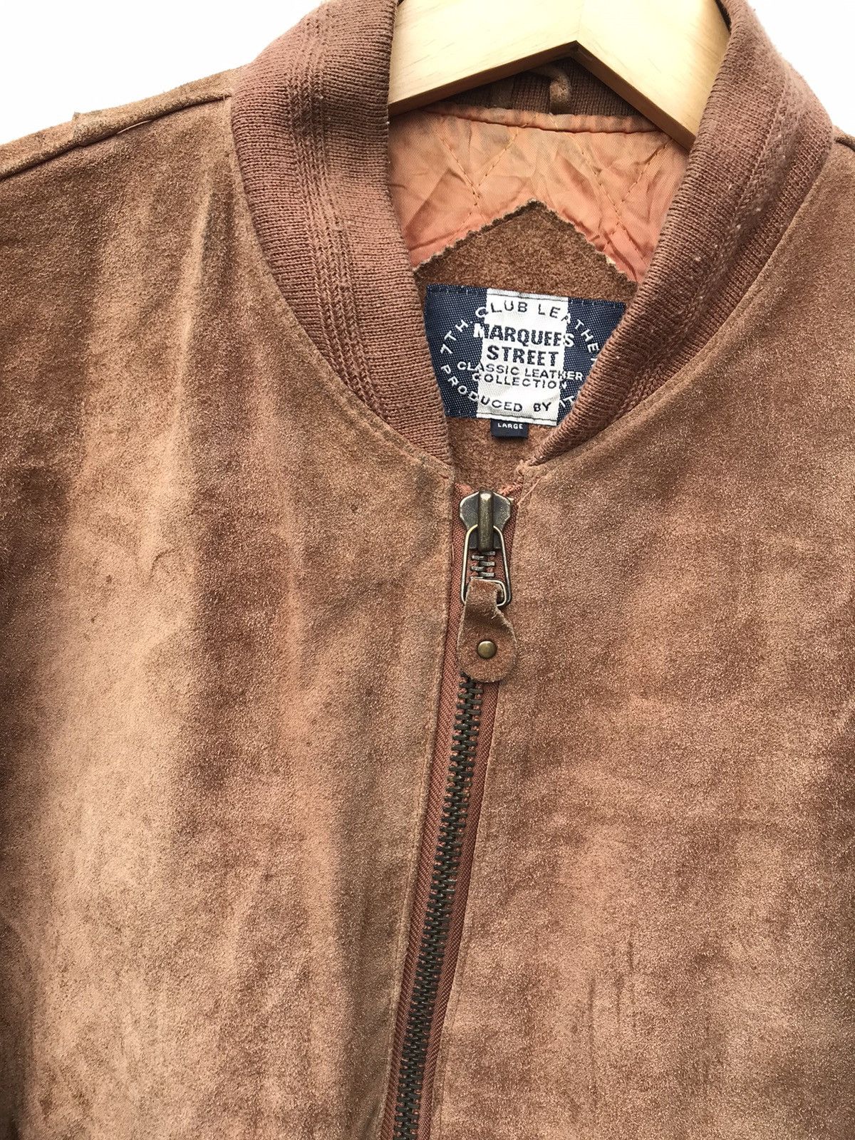 Other Marquees Street Suede Leather Jacket Size US L / EU 52-54 / 3 - 3 Thumbnail