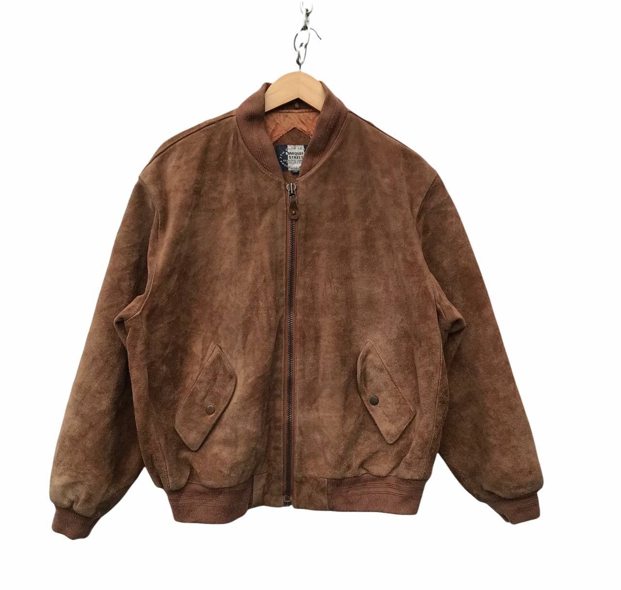 Other Marquees Street Suede Leather Jacket Size US L / EU 52-54 / 3 - 1 Thumbnail