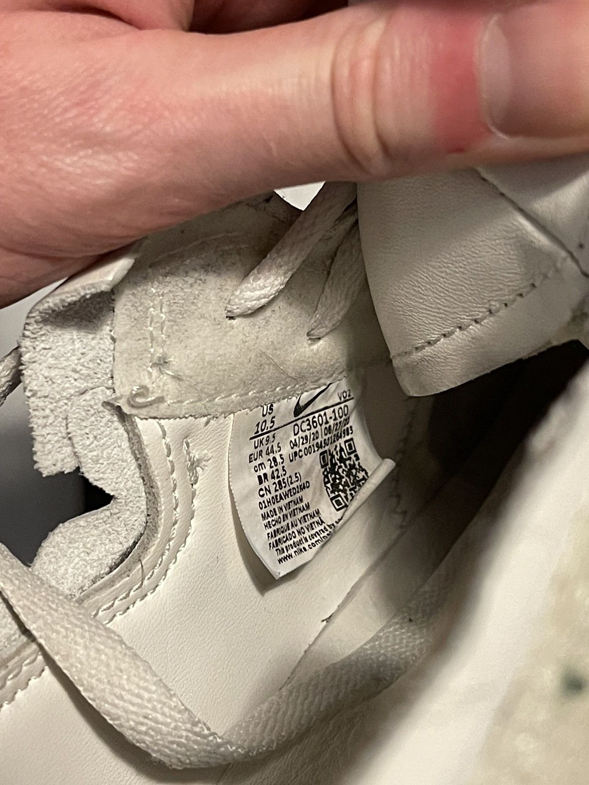 Comme des Garcons × Nike Comme Des Garçons Nike Air Force 1 Mid Size US 10.5 / EU 43-44 - 11 Thumbnail