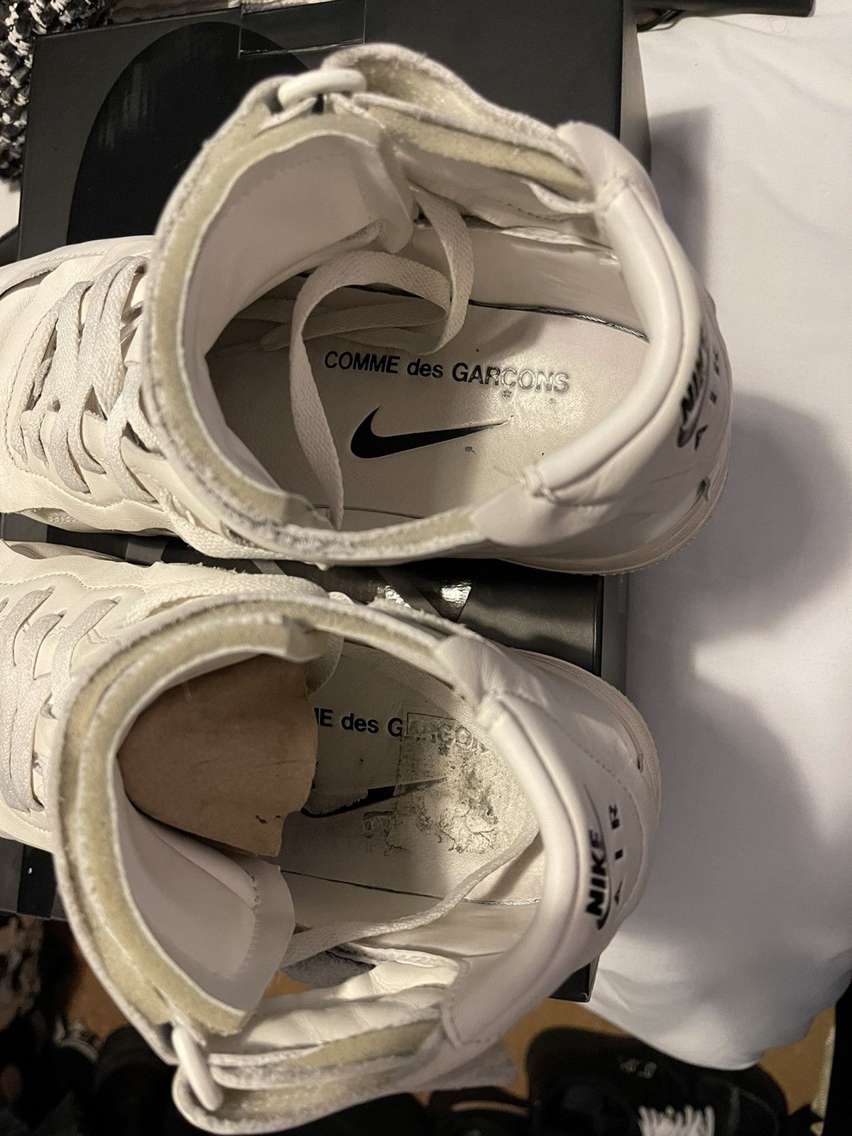 Comme des Garcons × Nike Comme Des Garçons Nike Air Force 1 Mid Size US 10.5 / EU 43-44 - 7 Thumbnail