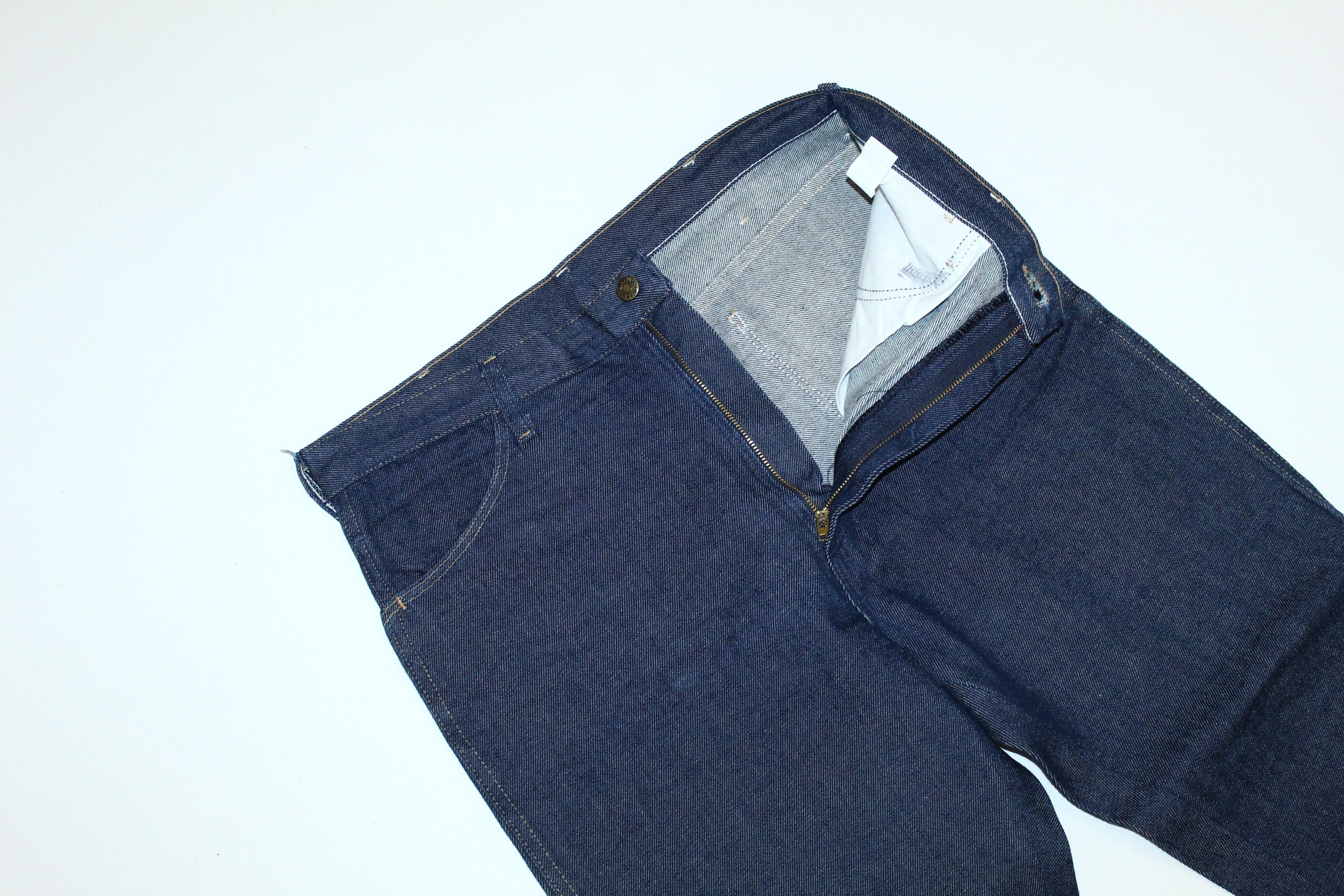 Rustler Rustler 21oz Indigo Raw Denim Relaxed Fit Cropped Jeans Size US 34 / EU 50 - 3 Thumbnail