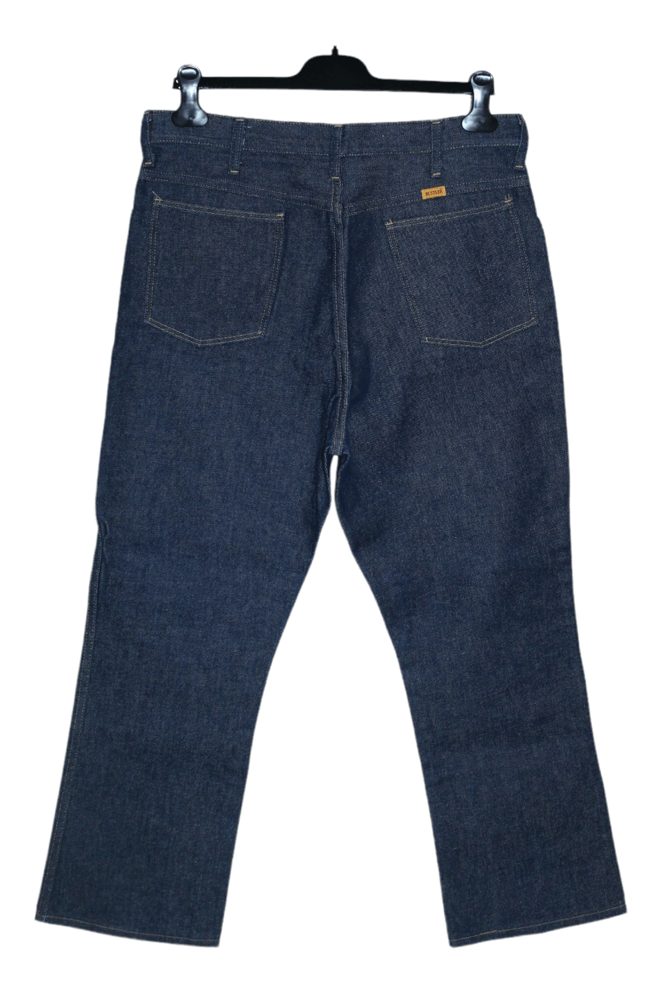 Rustler Rustler 21oz Indigo Raw Denim Relaxed Fit Cropped Jeans Size US 34 / EU 50 - 2 Thumbnail