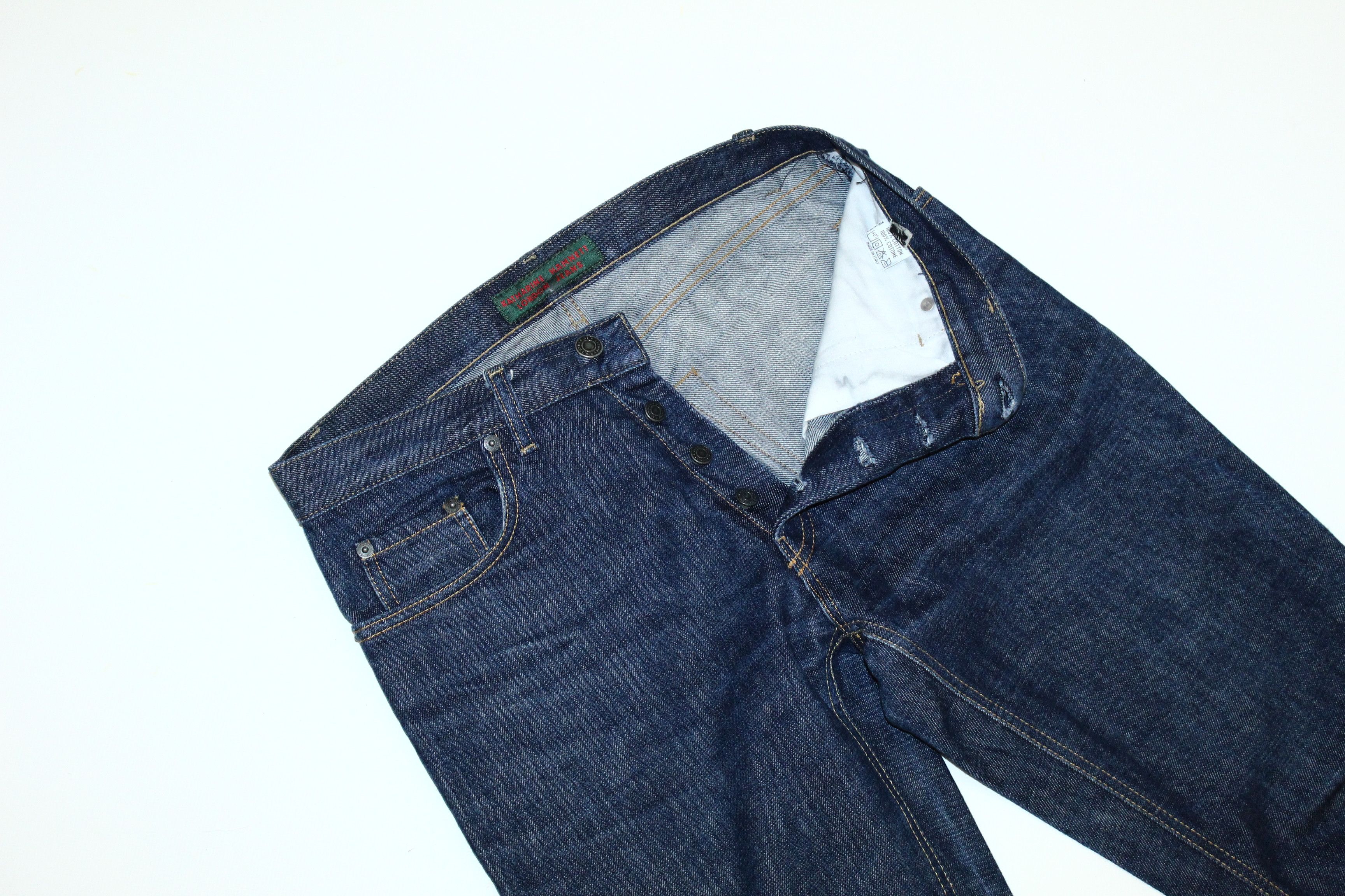 Katharine Hamnett London 💥 Katharine Hamnett London Raw Denim 14oz Jeans Size US 32 / EU 48 - 3 Thumbnail