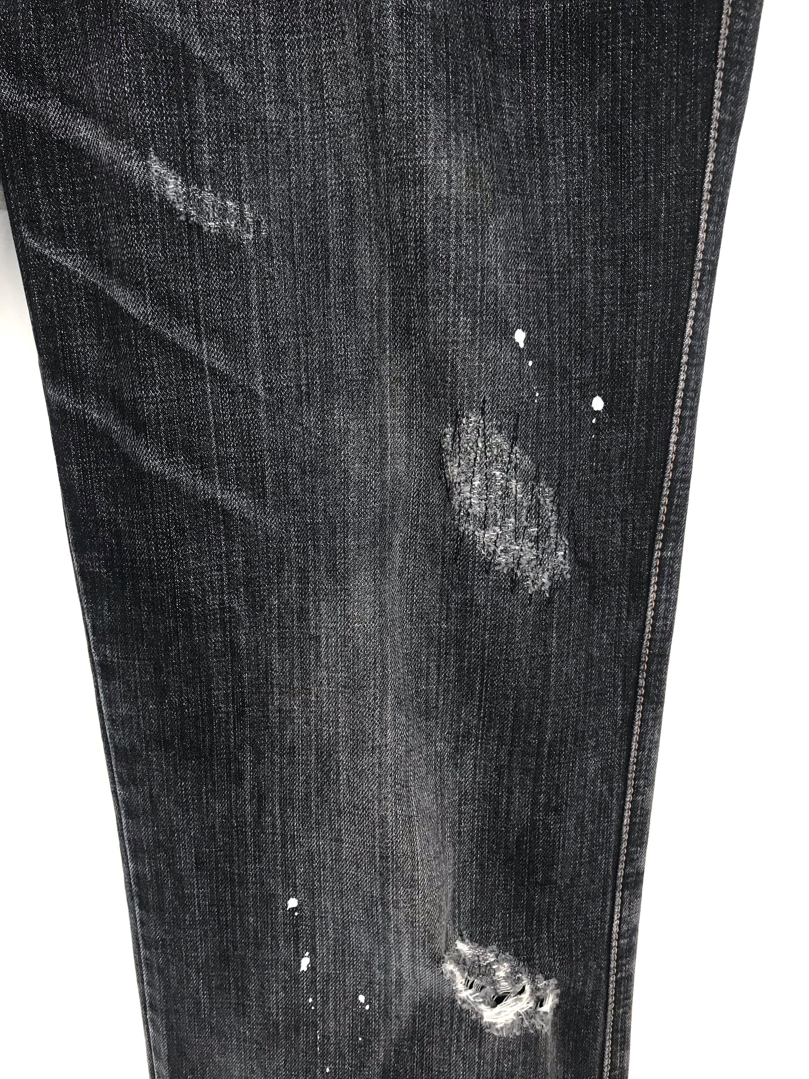 Takeo Kikuchi Japanese Brand Takeo Kikuchi Painted Distressed Denim Jeans Size US 36 / EU 52 - 5 Thumbnail