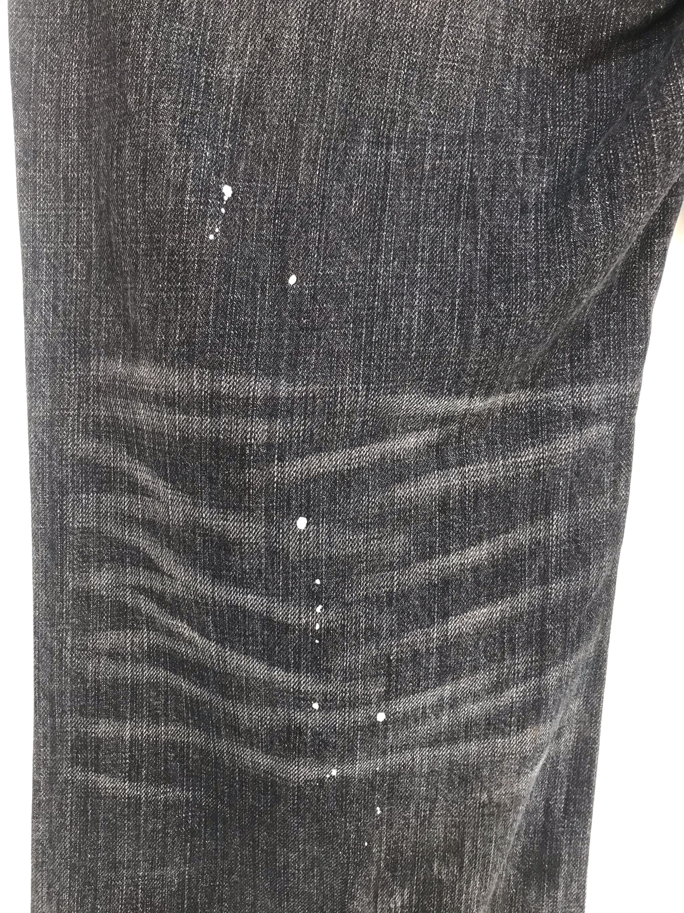 Takeo Kikuchi Japanese Brand Takeo Kikuchi Painted Distressed Denim Jeans Size US 36 / EU 52 - 11 Thumbnail