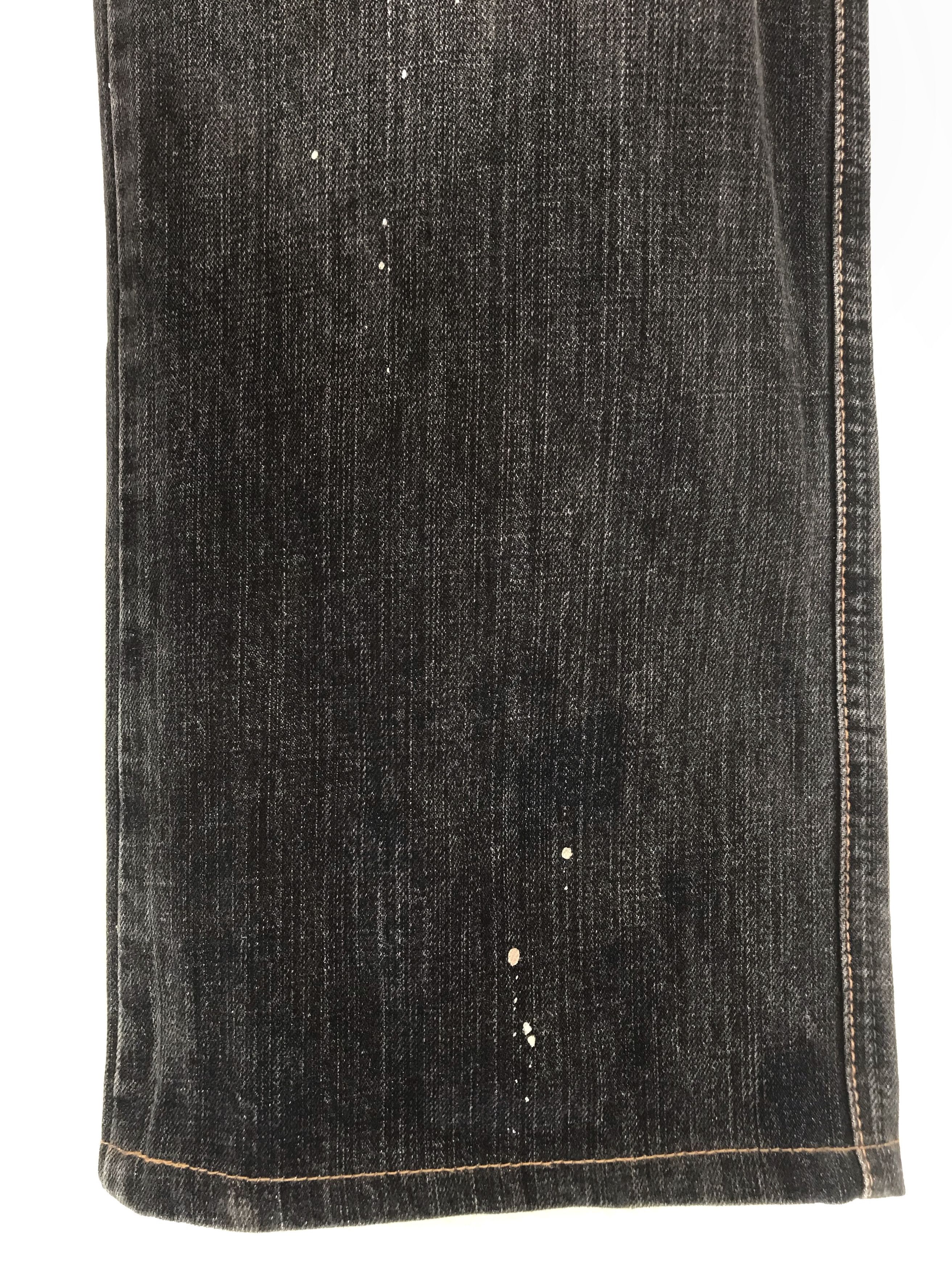 Takeo Kikuchi Japanese Brand Takeo Kikuchi Painted Distressed Denim Jeans Size US 36 / EU 52 - 7 Thumbnail