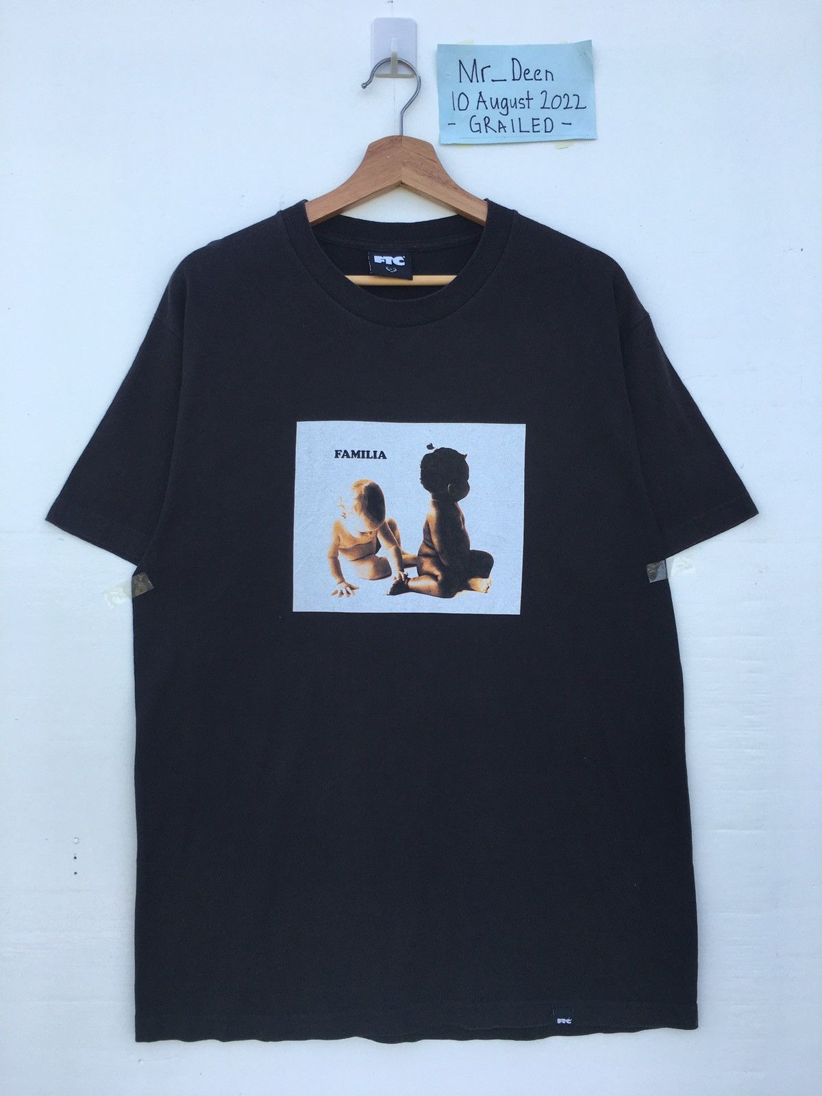FTC Rare For The City FTC Skateboarding Familia Print Tshirt Size US L / EU 52-54 / 3 - 2 Thumbnail