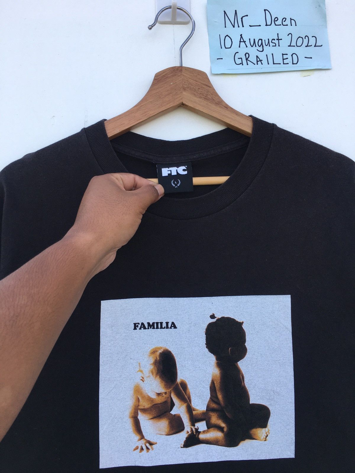 FTC Rare For The City FTC Skateboarding Familia Print Tshirt Size US L / EU 52-54 / 3 - 7 Thumbnail