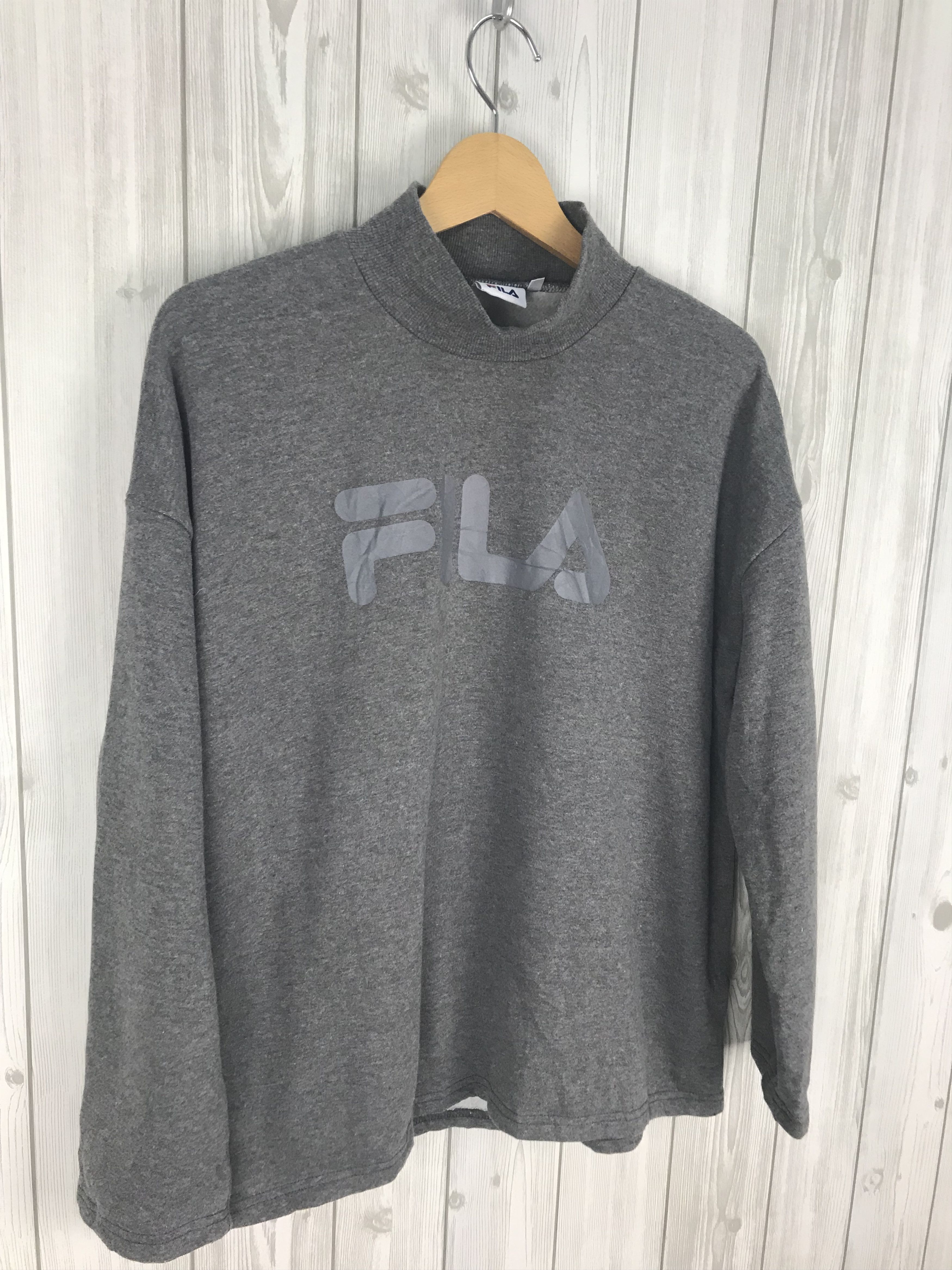 Fila Vintage FILA Stretch Long Sleeve Shirt Size US XL / EU 56 / 4 - 2 Thumbnail