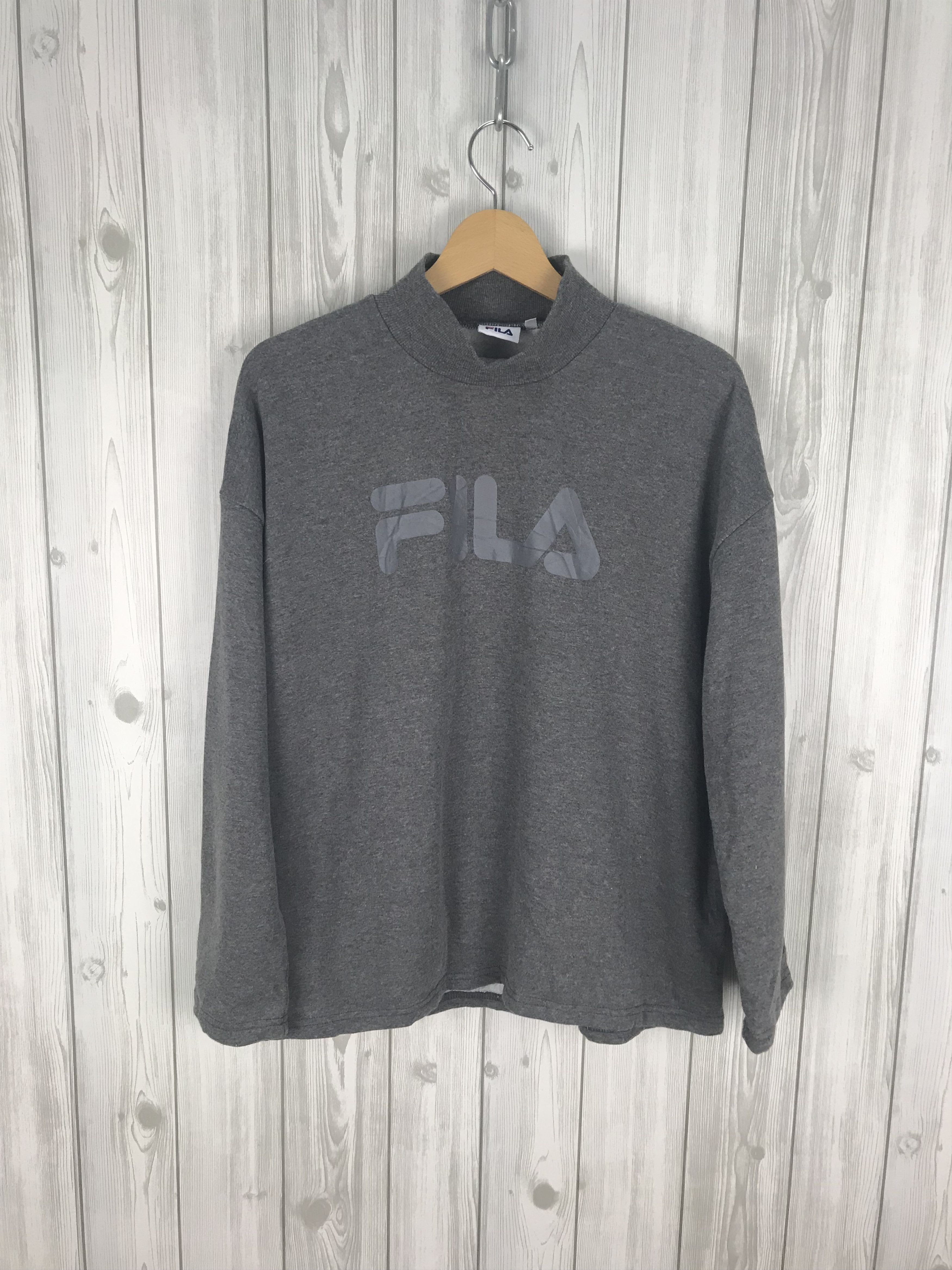 Fila Vintage FILA Stretch Long Sleeve Shirt Size US XL / EU 56 / 4 - 1 Thumbnail