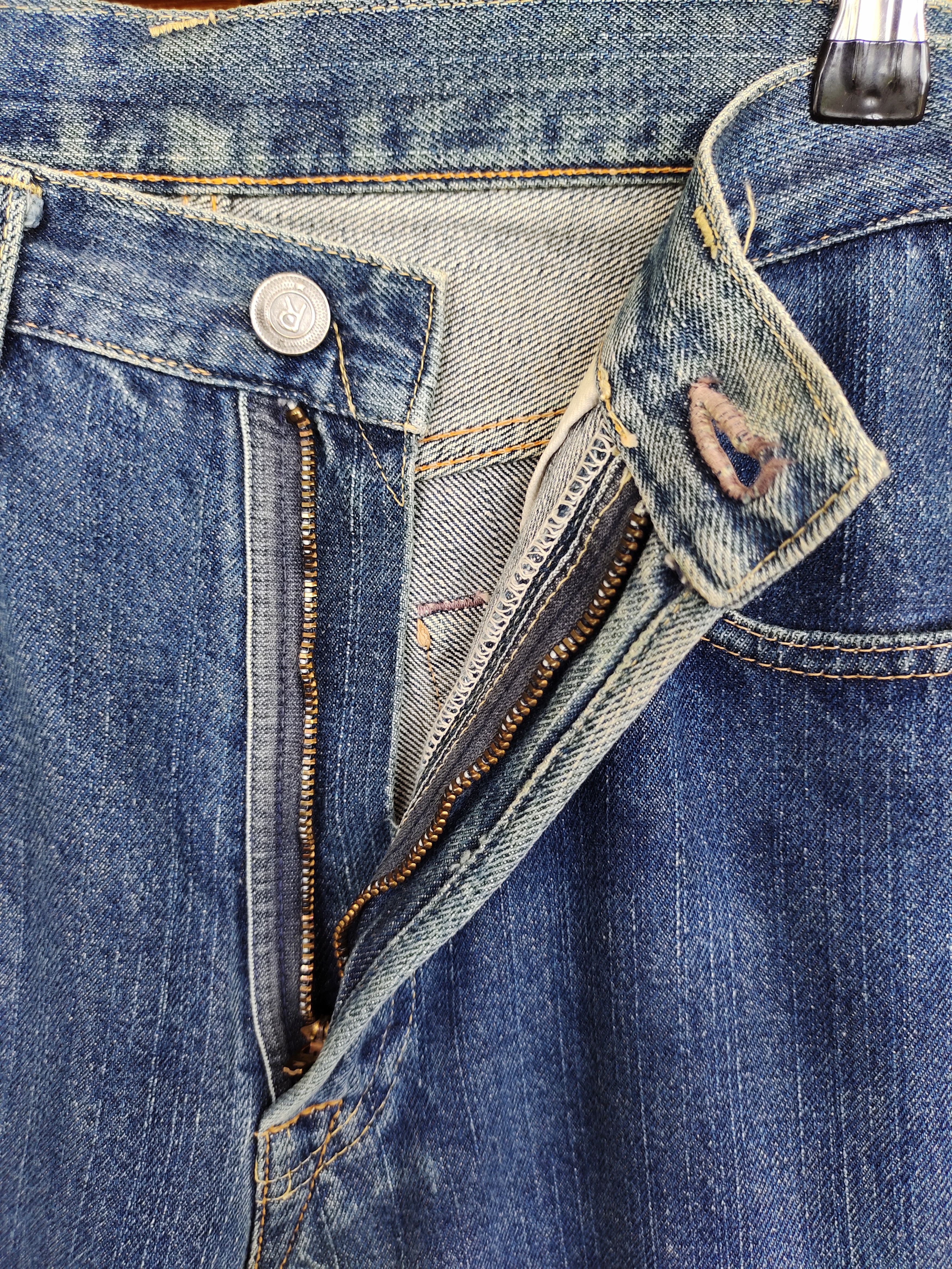 45rpm Vintage 90s 45RPM Made In Japan Denim Jeans Size US 29 - 15 Thumbnail