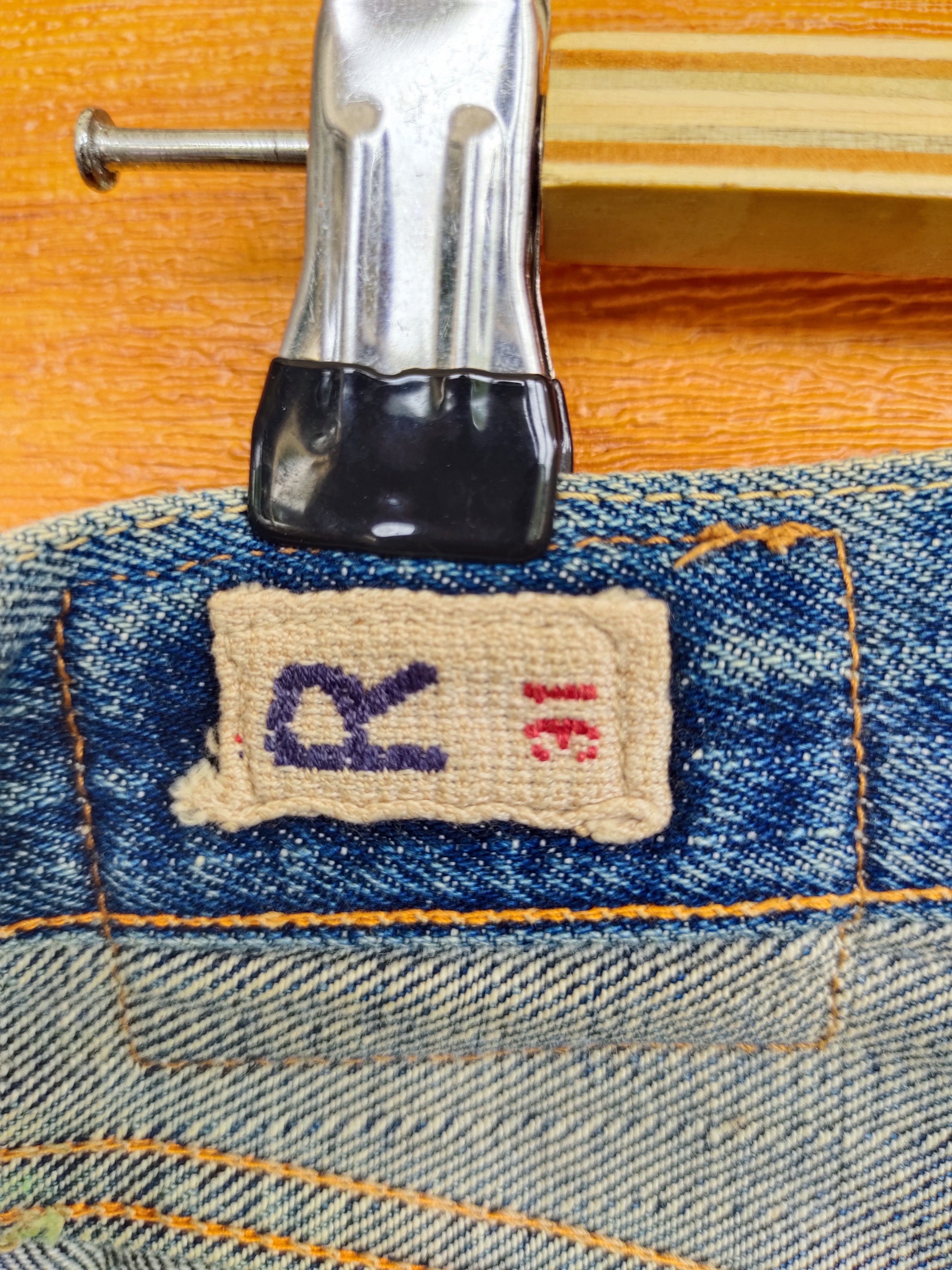 45rpm Vintage 90s 45RPM Made In Japan Denim Jeans Size US 29 - 16 Thumbnail