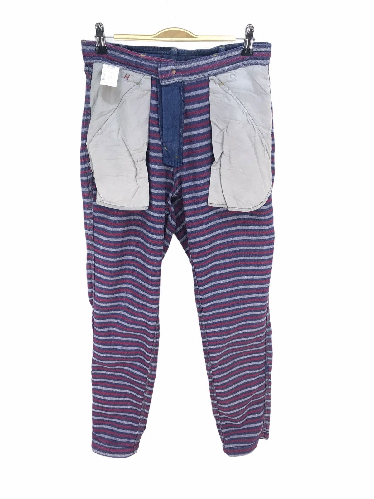 Kapital Japan Hanalei Indigo Drawstring Soft Denim Jeans Size US 30 / EU 46 - 7 Thumbnail