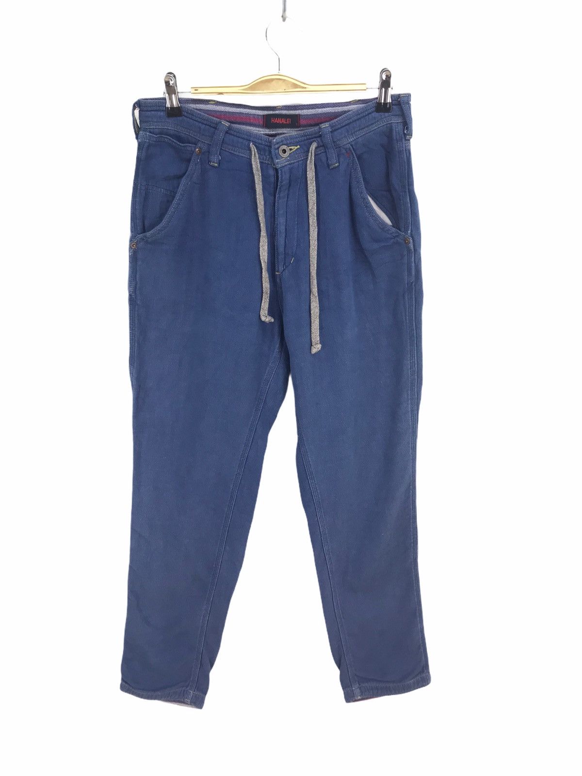 Kapital Japan Hanalei Indigo Drawstring Soft Denim Jeans Size US 30 / EU 46 - 1 Thumbnail