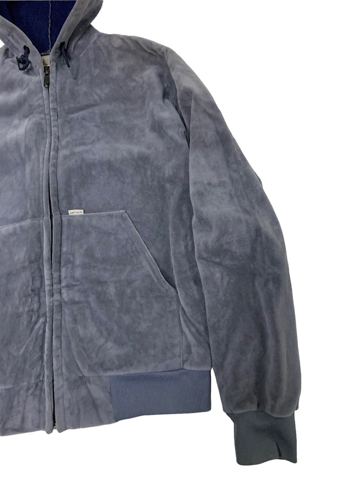 Carhartt 🔥VTG CARHARTT VELVET ZIPPER HOODIE JACKET Size US M / EU 48-50 / 2 - 4 Thumbnail