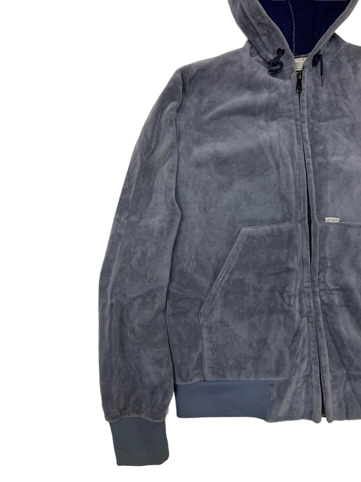 Carhartt 🔥VTG CARHARTT VELVET ZIPPER HOODIE JACKET Size US M / EU 48-50 / 2 - 3 Thumbnail