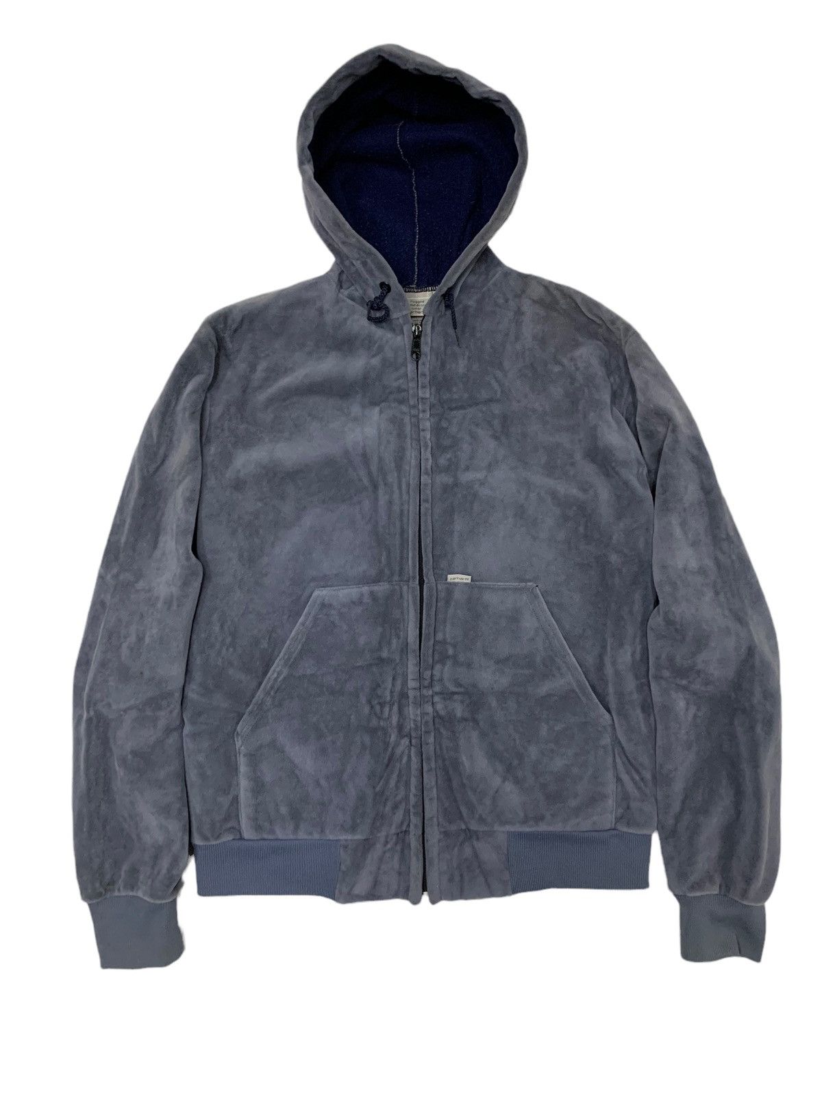 Carhartt 🔥VTG CARHARTT VELVET ZIPPER HOODIE JACKET Size US M / EU 48-50 / 2 - 2 Thumbnail