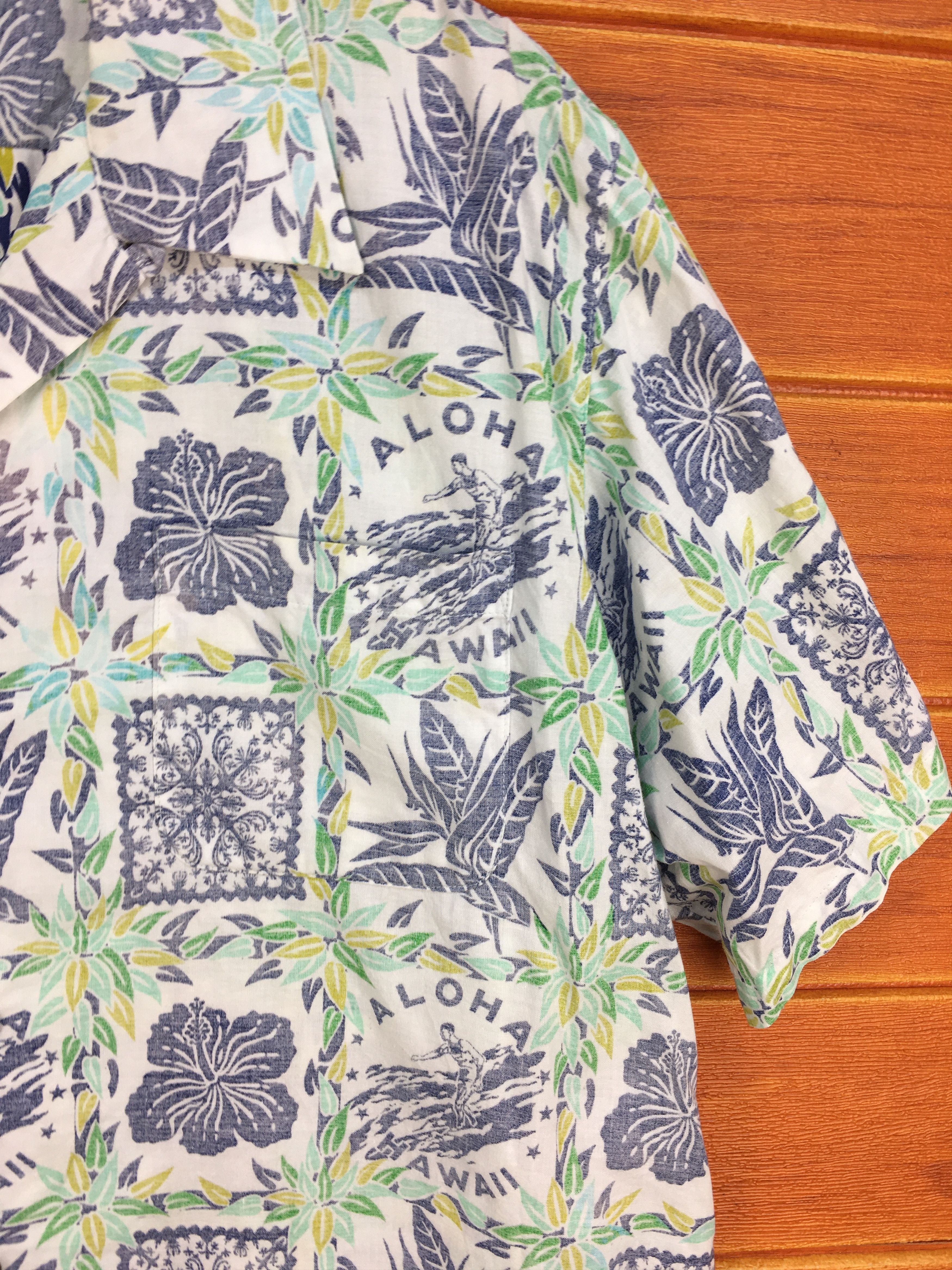 Hysteric Glamour Vintage Japan Hawaiian Min Games Reverse Print Camp Collar Size US L / EU 52-54 / 3 - 3 Thumbnail