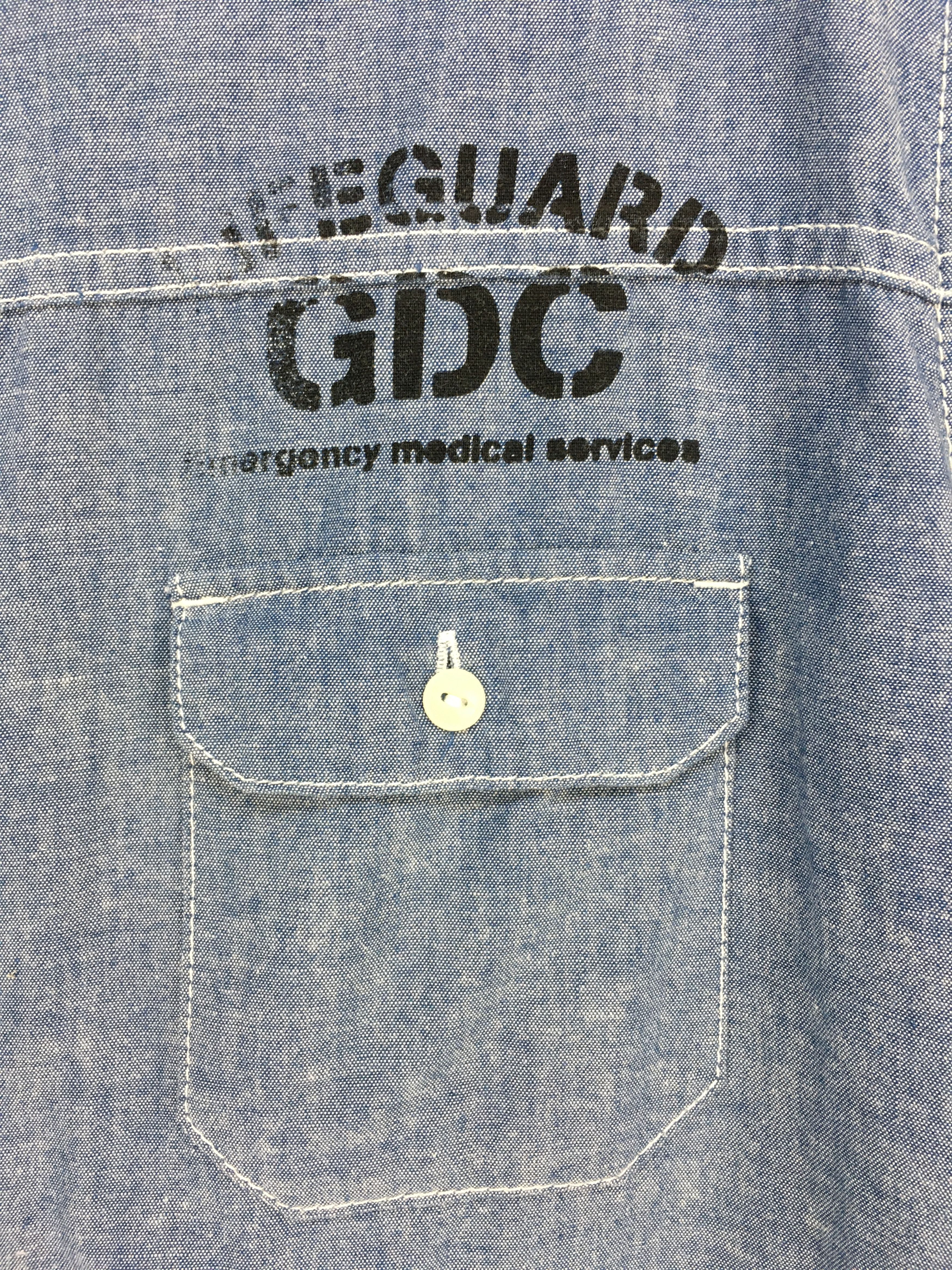 Narcotic GDC Vintage GDC Japan Chambray Button Up Shirt Size US M / EU 48-50 / 2 - 4 Thumbnail