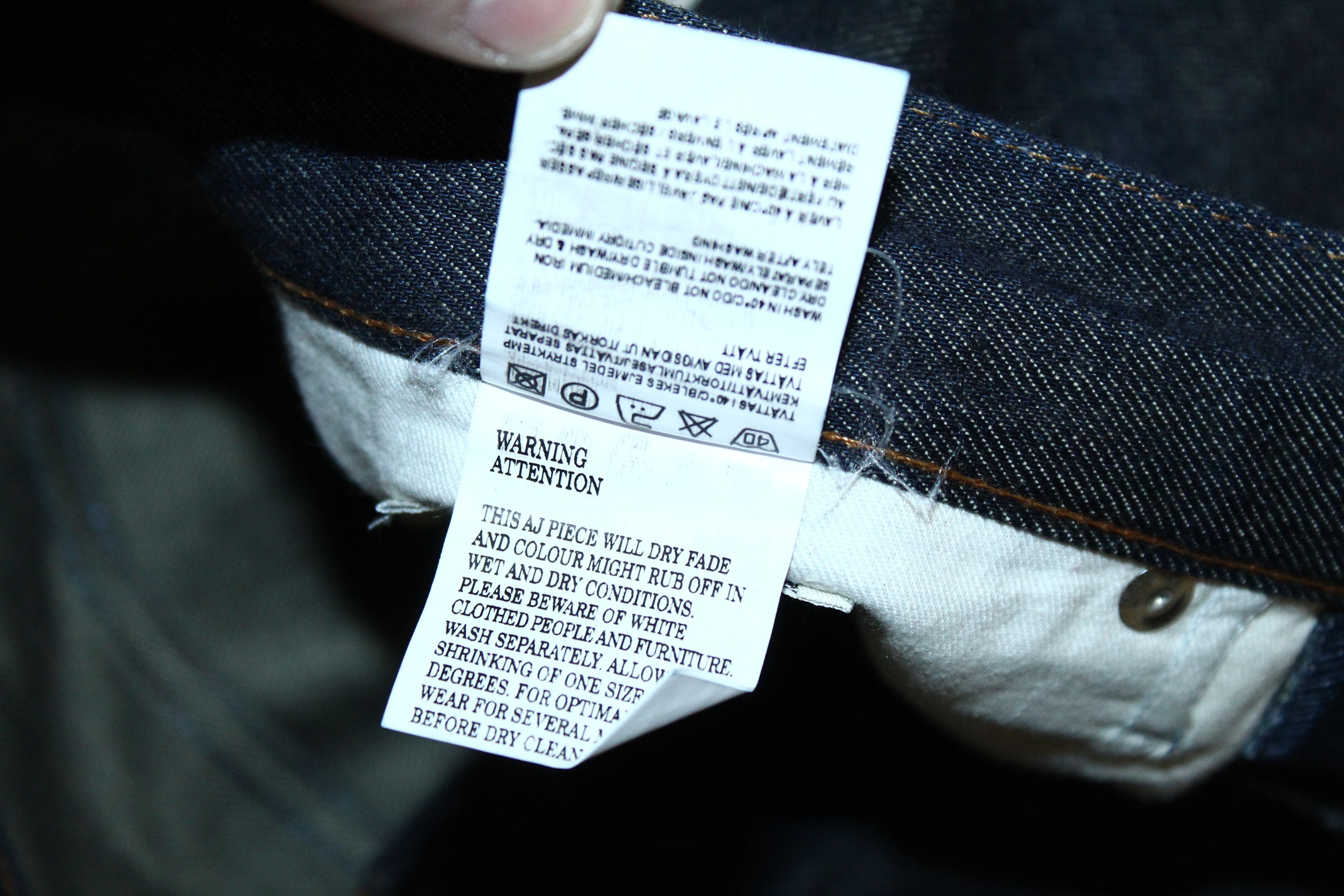 Acne Studios Acne Studios Moc Raw Jeans. Made in Italy. Size US 34 / EU 50 - 7 Thumbnail