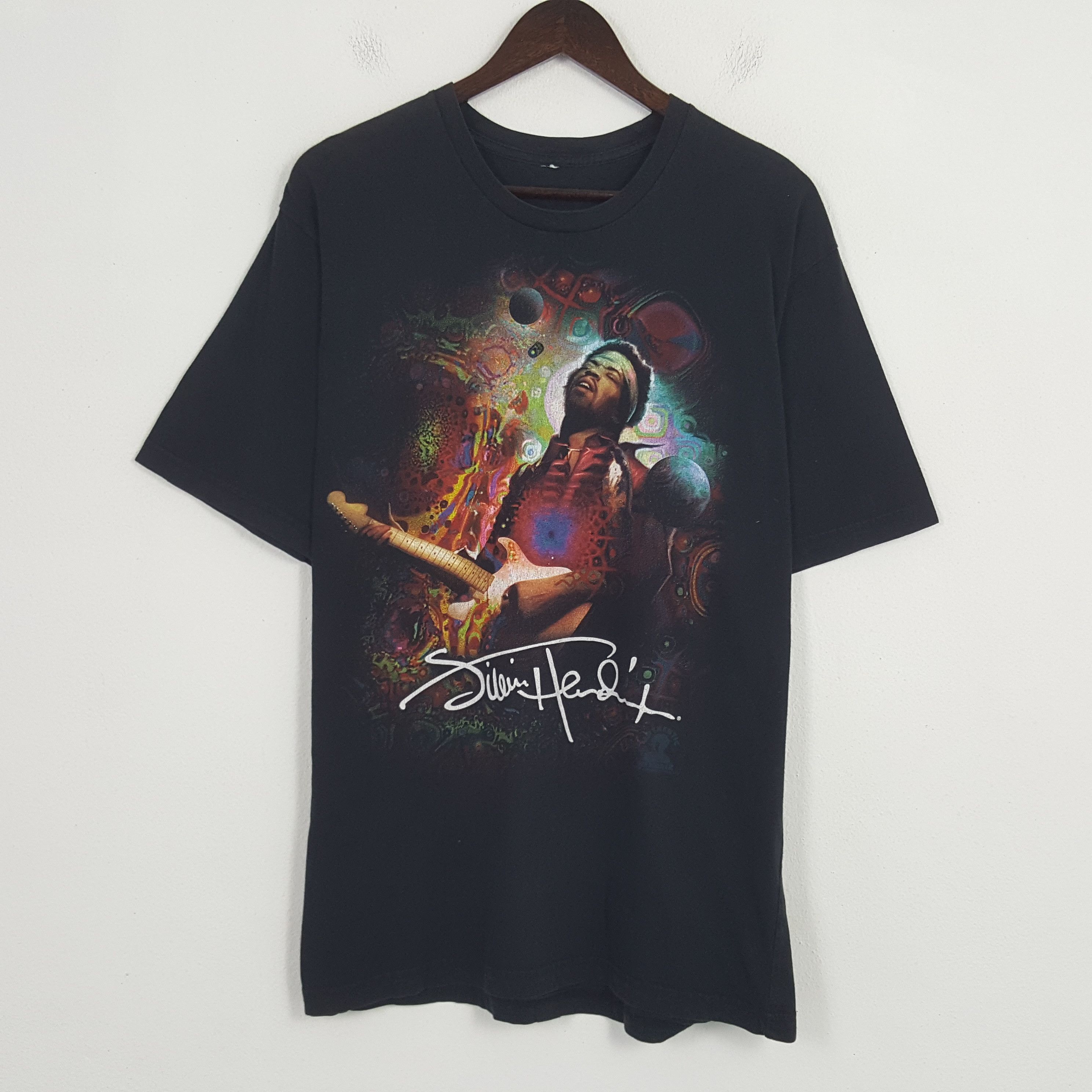 Vintage Jimi Hendrix American Singer Music Tshirt