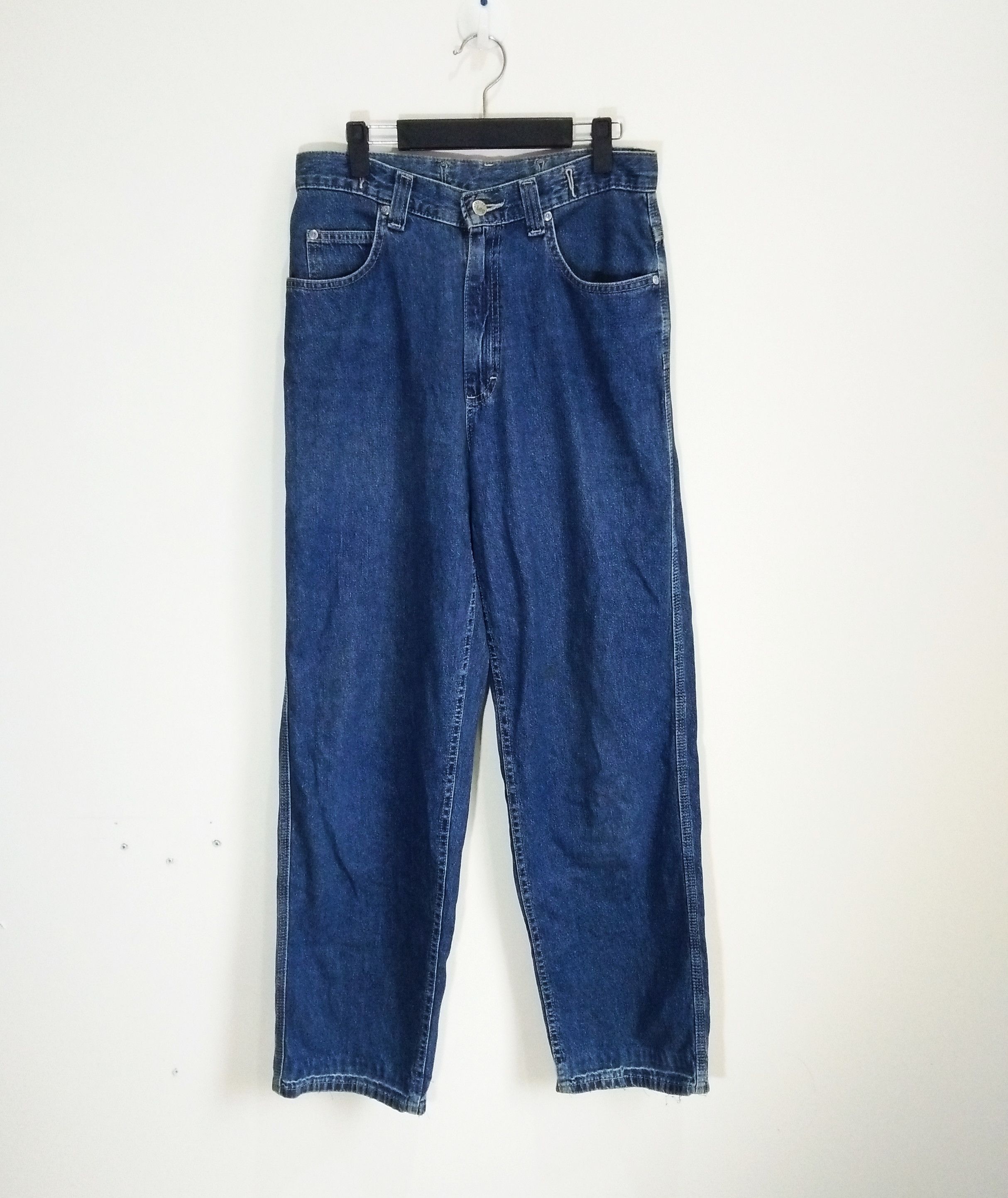 Lee Vintage LEE Riveted Buckle Back Denim Jeans Pants Size US 31 - 2 Thumbnail