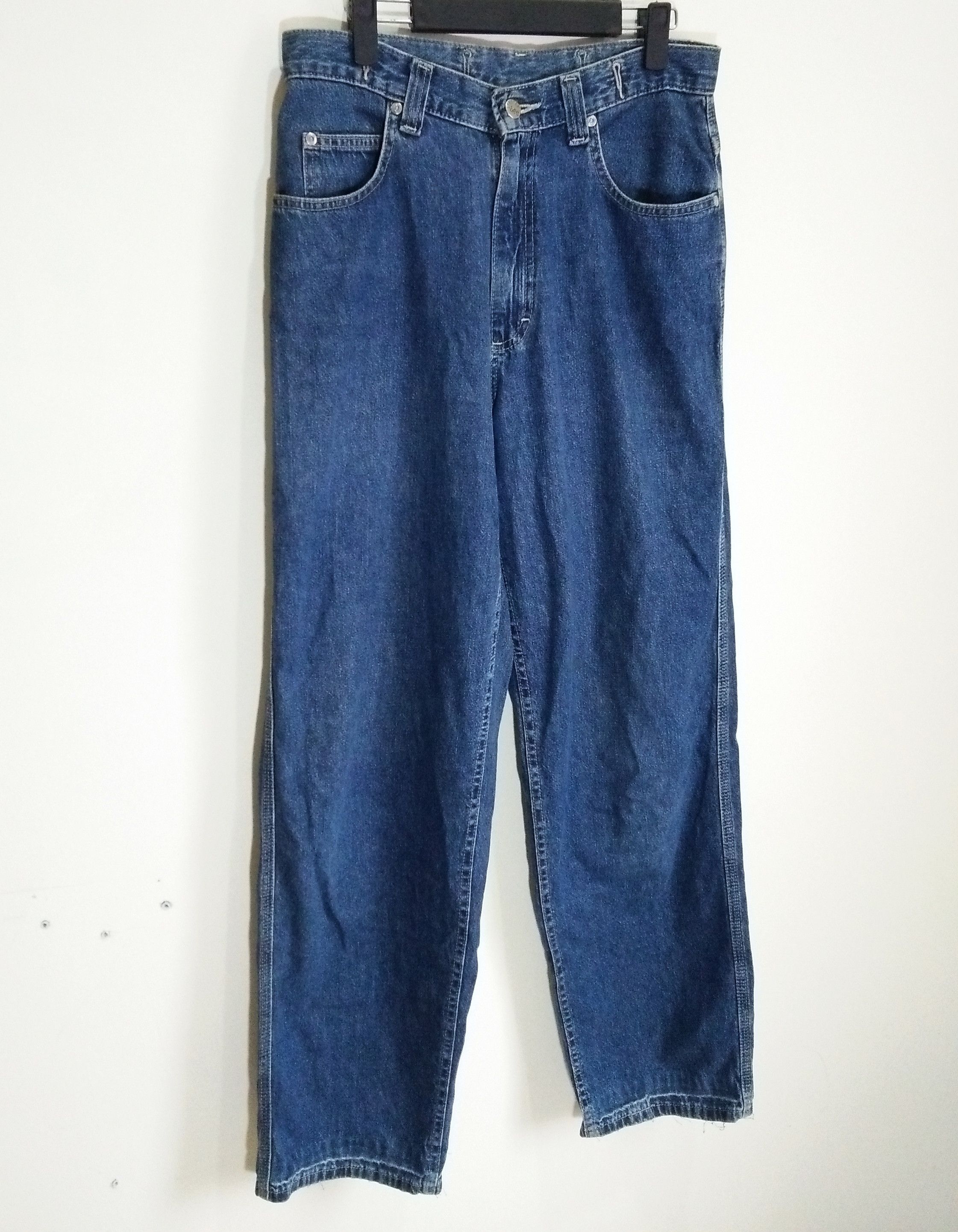 Lee Vintage LEE Riveted Buckle Back Denim Jeans Pants Size US 31 - 4 Thumbnail