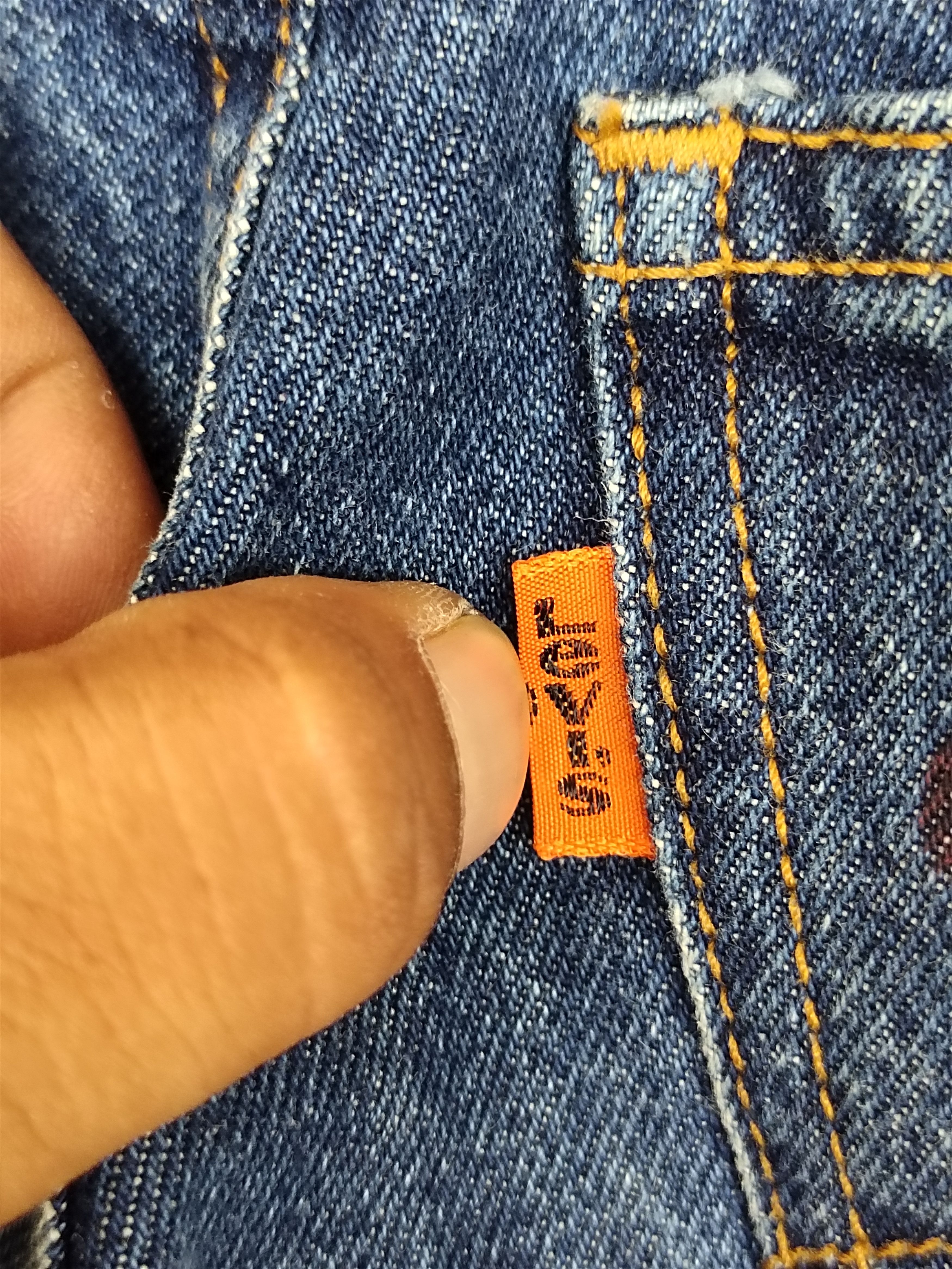 Levi's Vintage LEVIS Hand Sketch Art Denim Jeans Rip Kobe Size US 28 / EU 44 - 21 Thumbnail