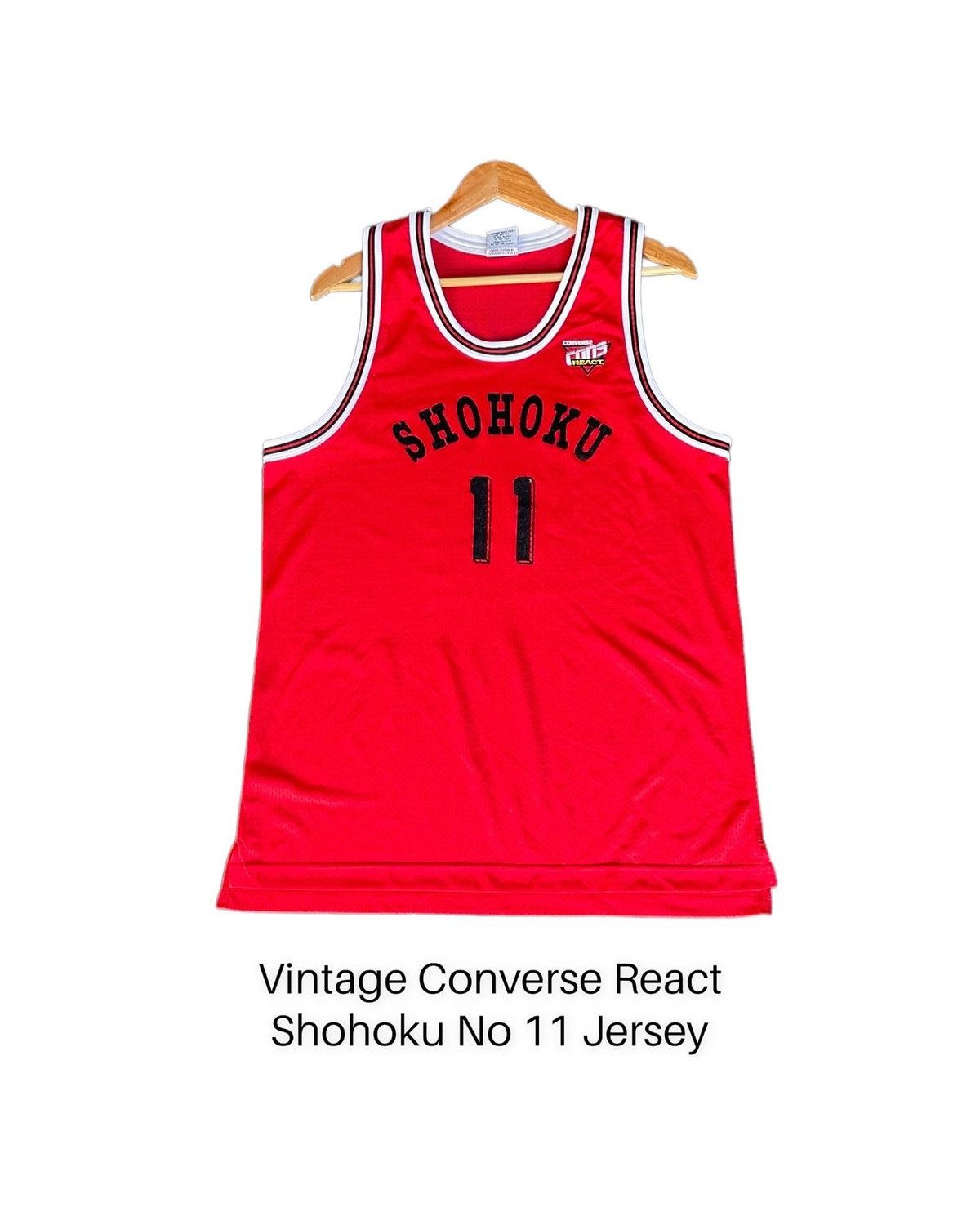 Converse Vintage Converse React Shohoku Rukawa Kaeda Size US L / EU 52-54 / 3 - 1 Thumbnail